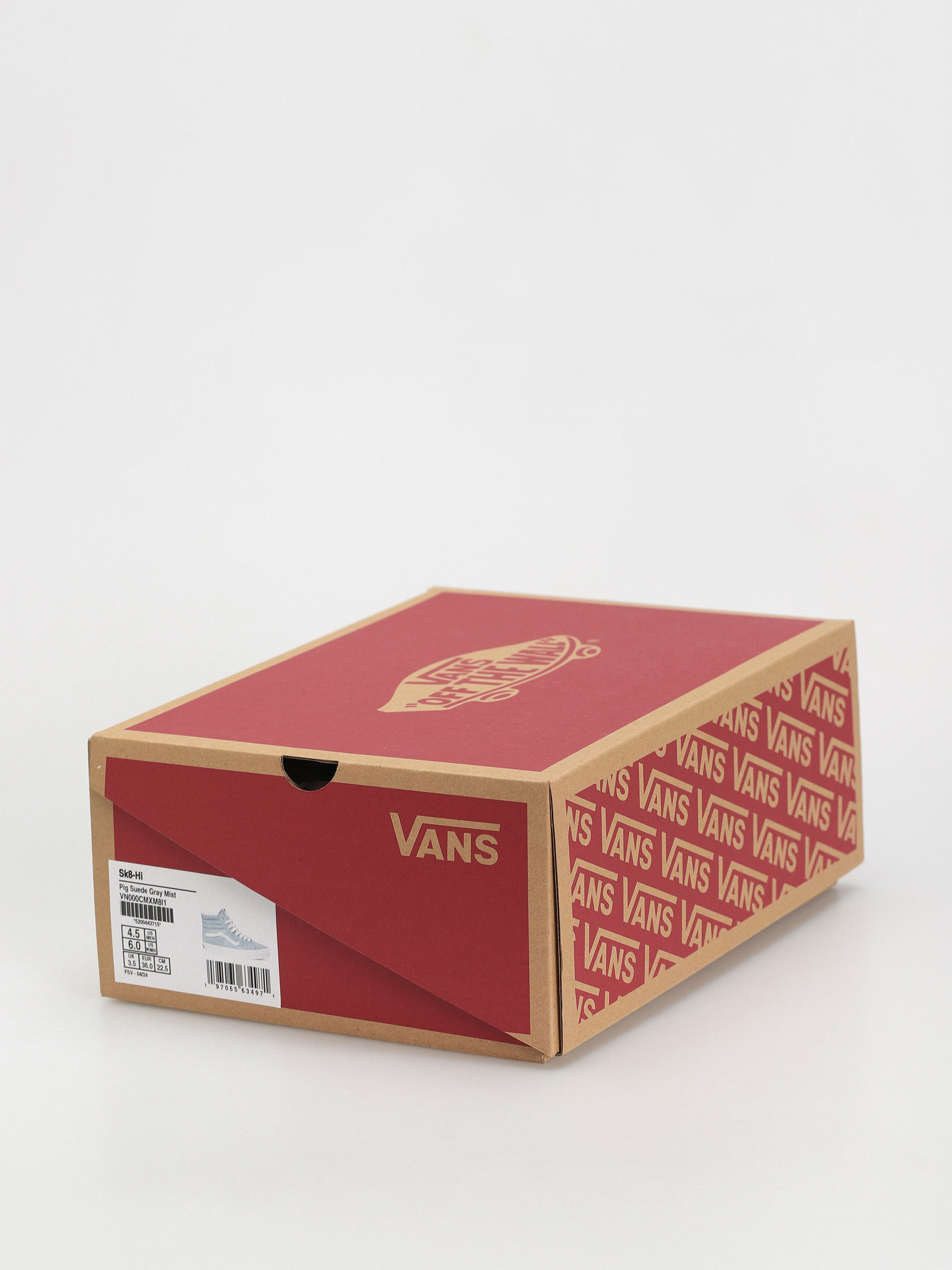 Vans Sk8 Hi Schuhe (pig suede gray mist)