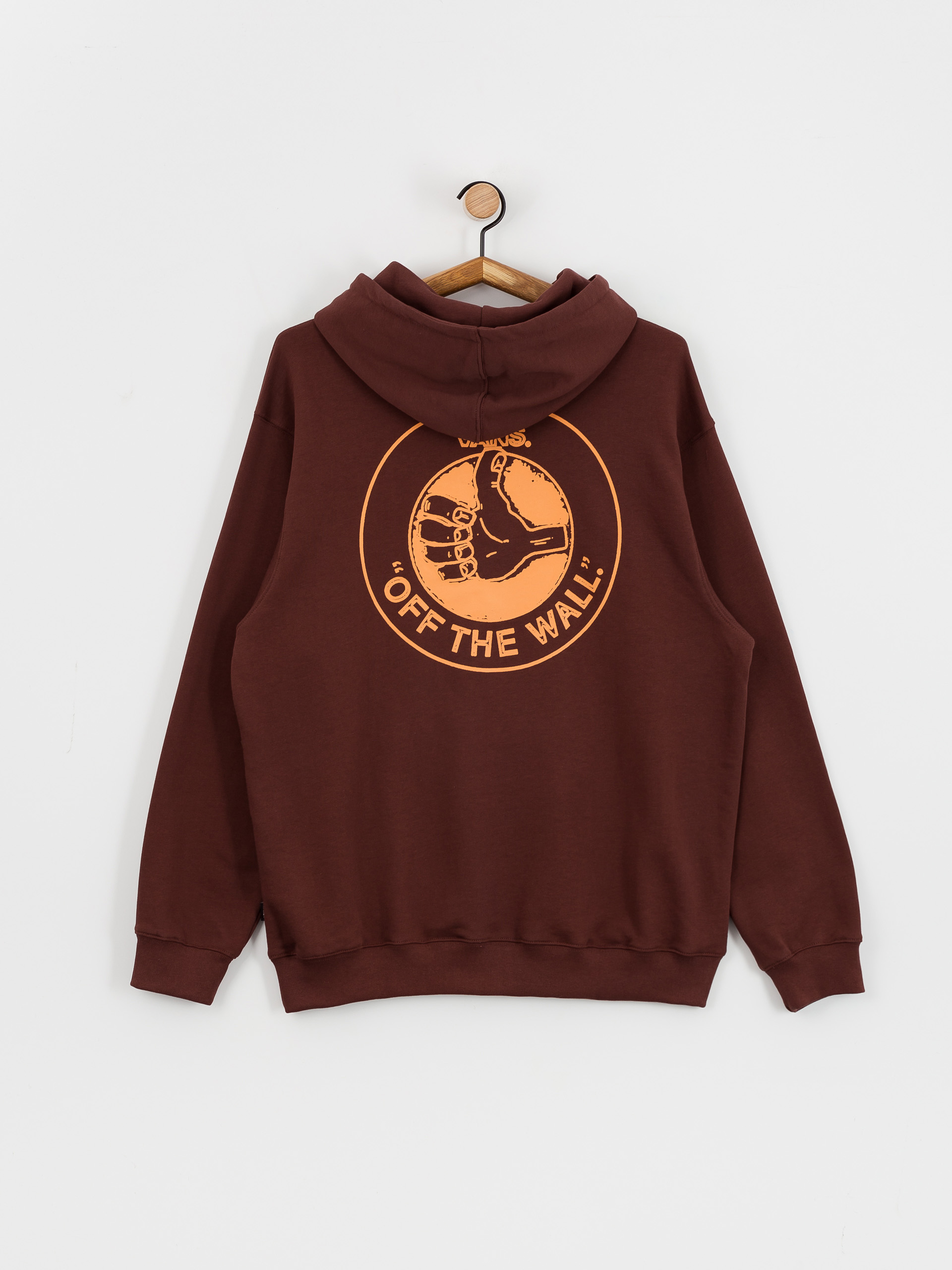 Vans Thumb Logo Loose HD Hoodie (bitter chocolate)