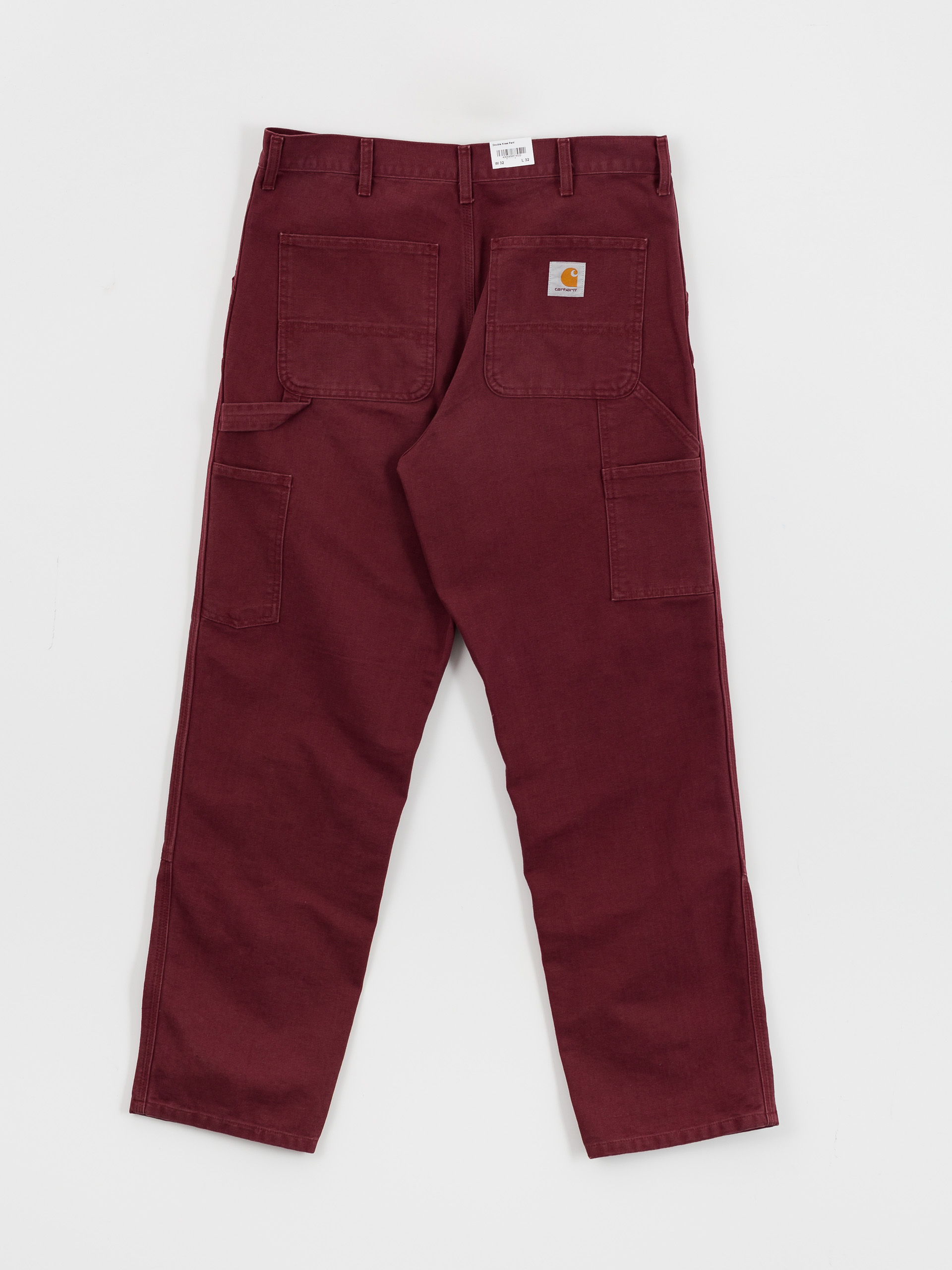 Carhartt WIP Double Knee Pants - burgundy (malbec)