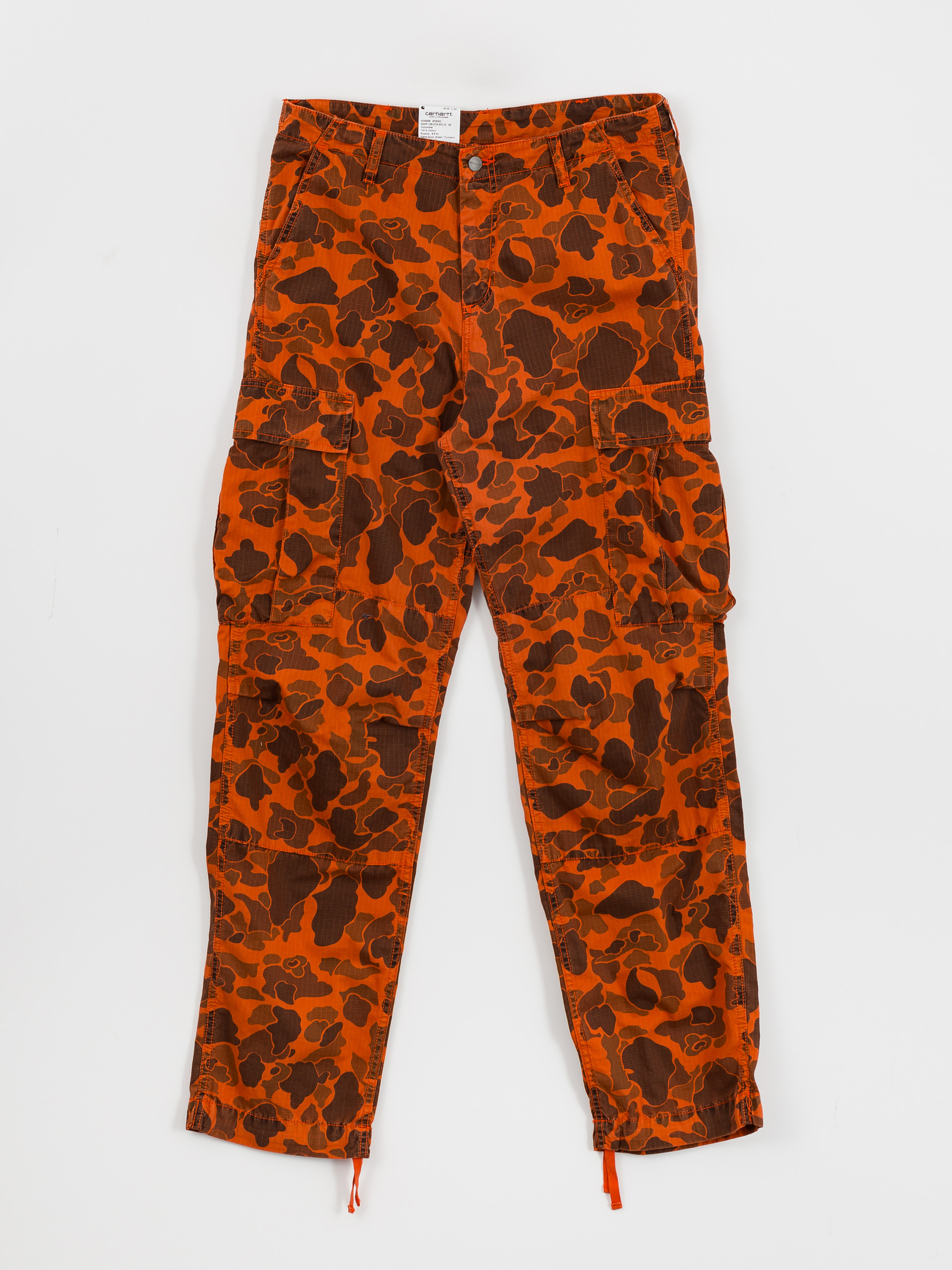 Carhartt WIP Duck Cargo Pants (camo duck/green/turmeric)