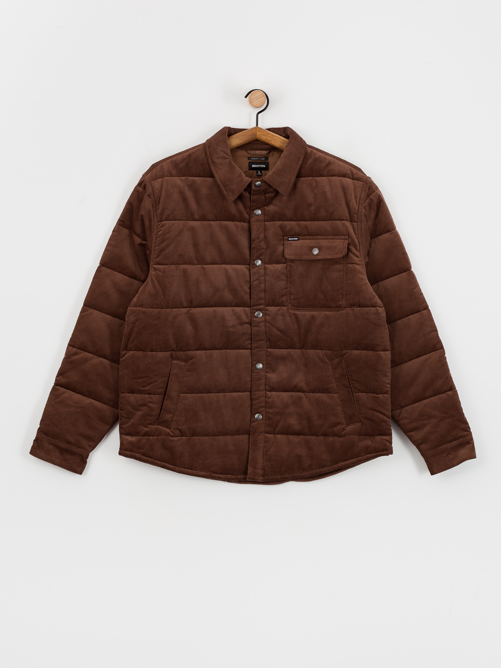 Brixton Cass Jacke (pinecone brown cord)