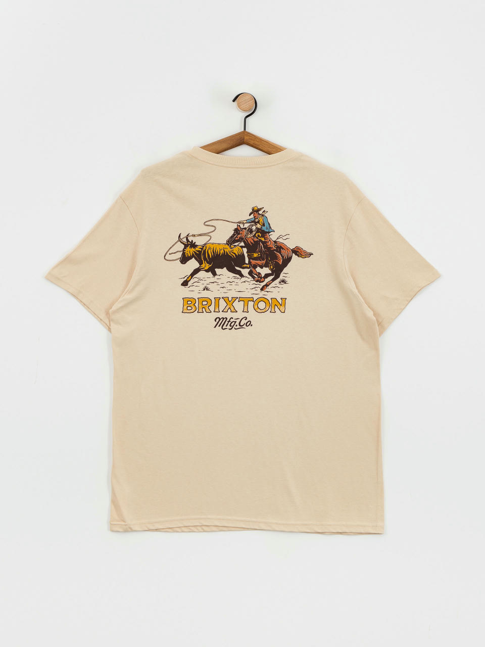 Brixton Wrangling Stt T-Shirt (cream)