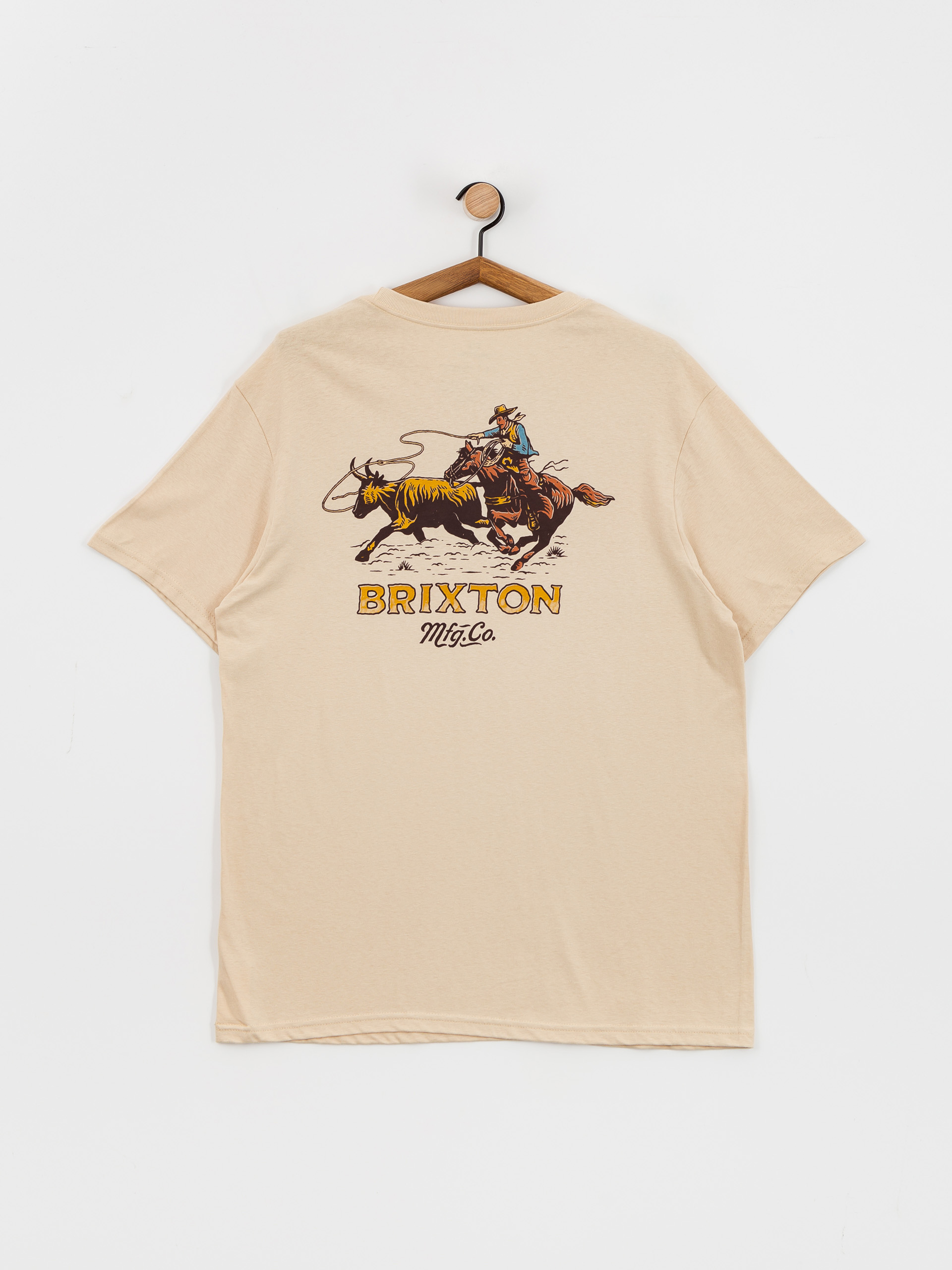 Brixton Wrangling Stt T-Shirt (cream)