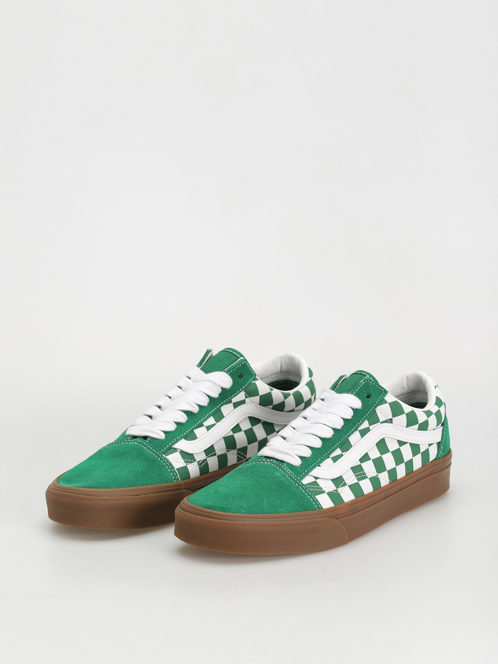 Army green checkered vans hotsell