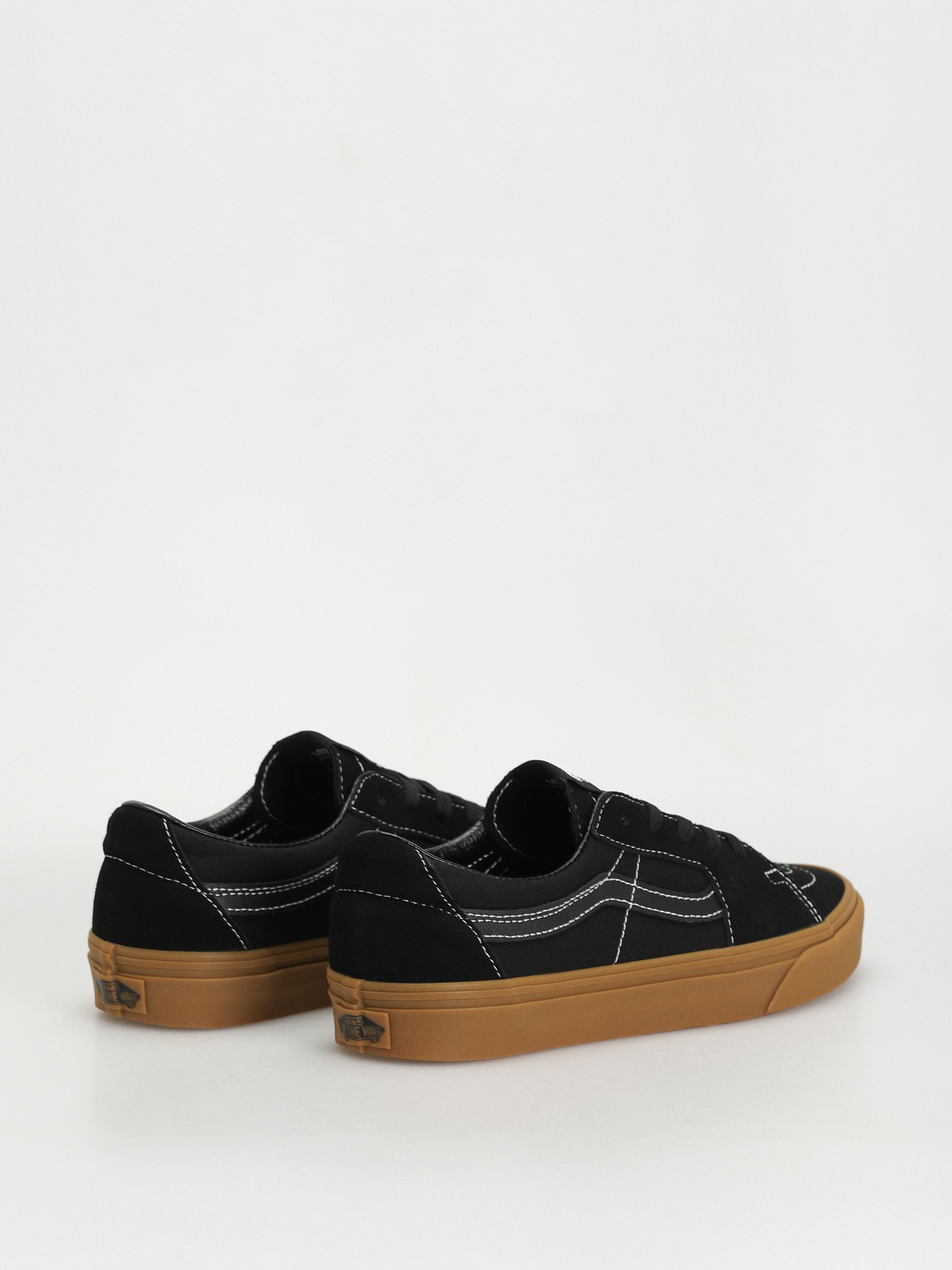 Black low cut vans online