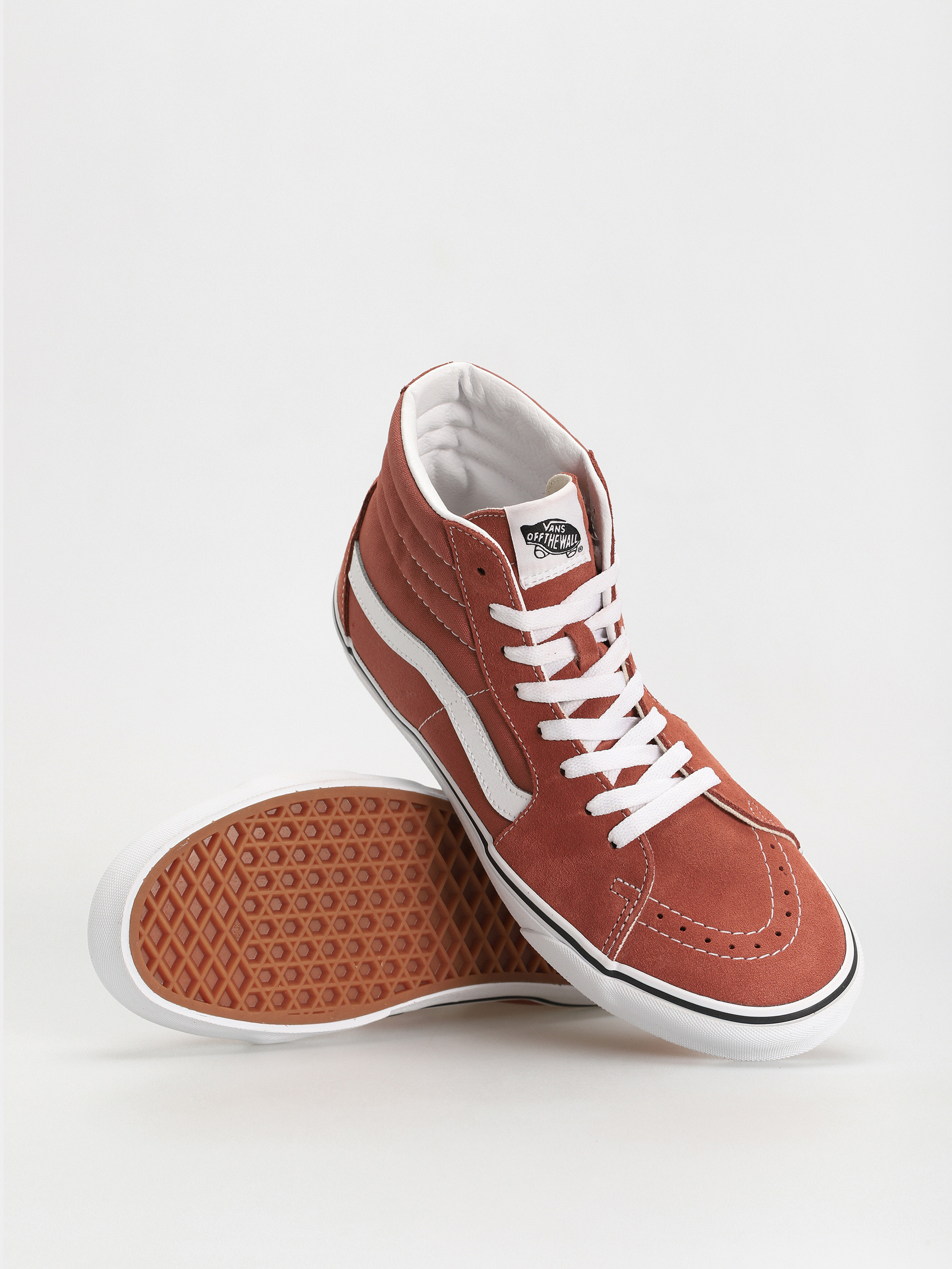 Vans Sk8 Hi Shoes (color theory auburn)