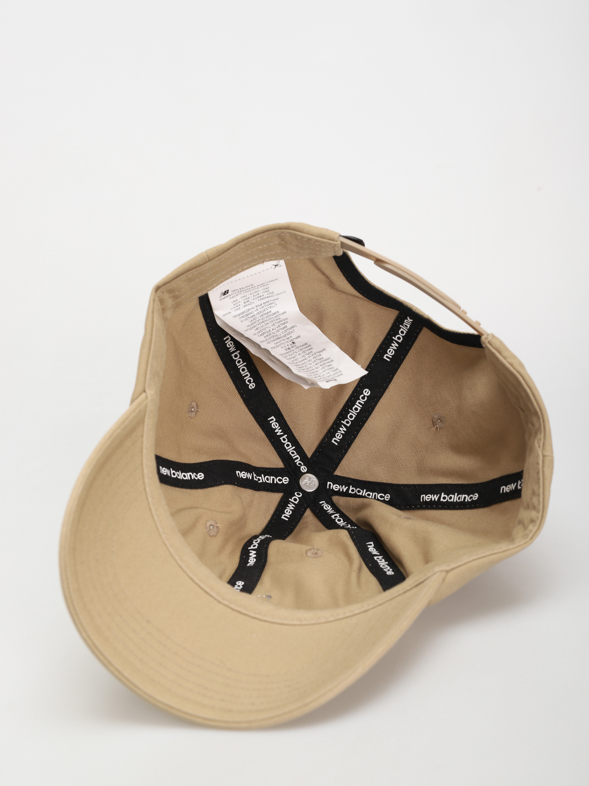 New Balance 6 Panel Block N Snapback Cap - brown (stoneware)