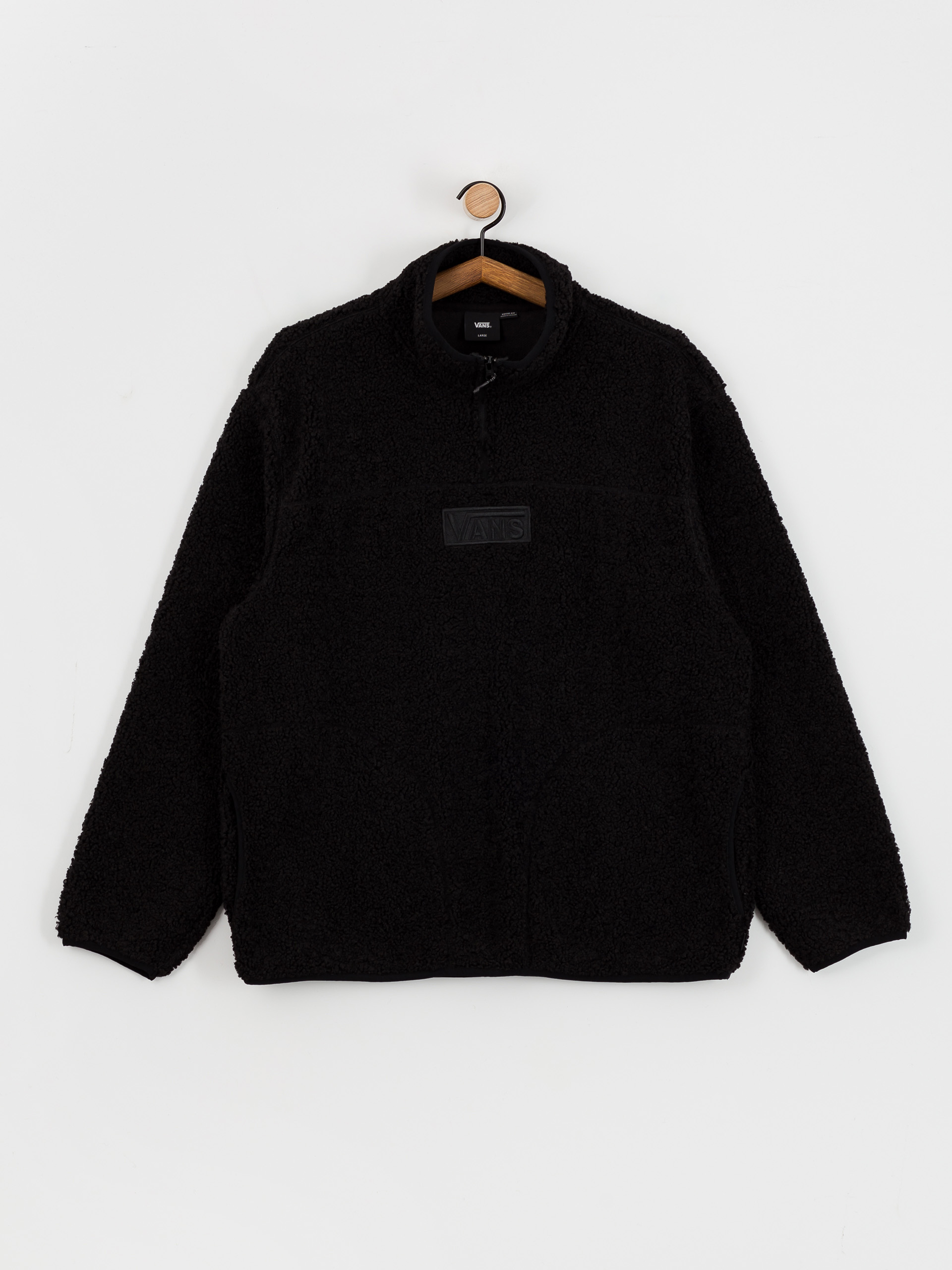 Herren Vans Vans Boxed Sherpa Qzip Fleece Jacke (black)