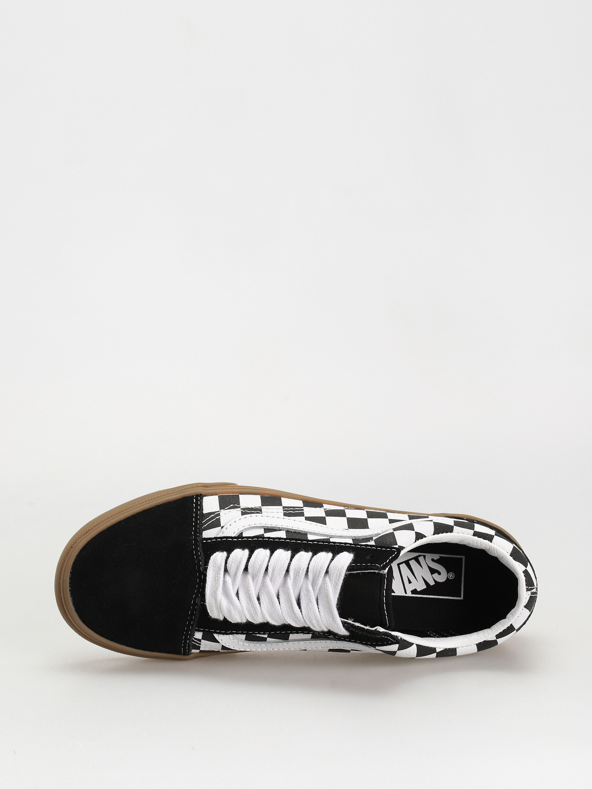 Vans Old Skool Shoes (fat lace checker black)
