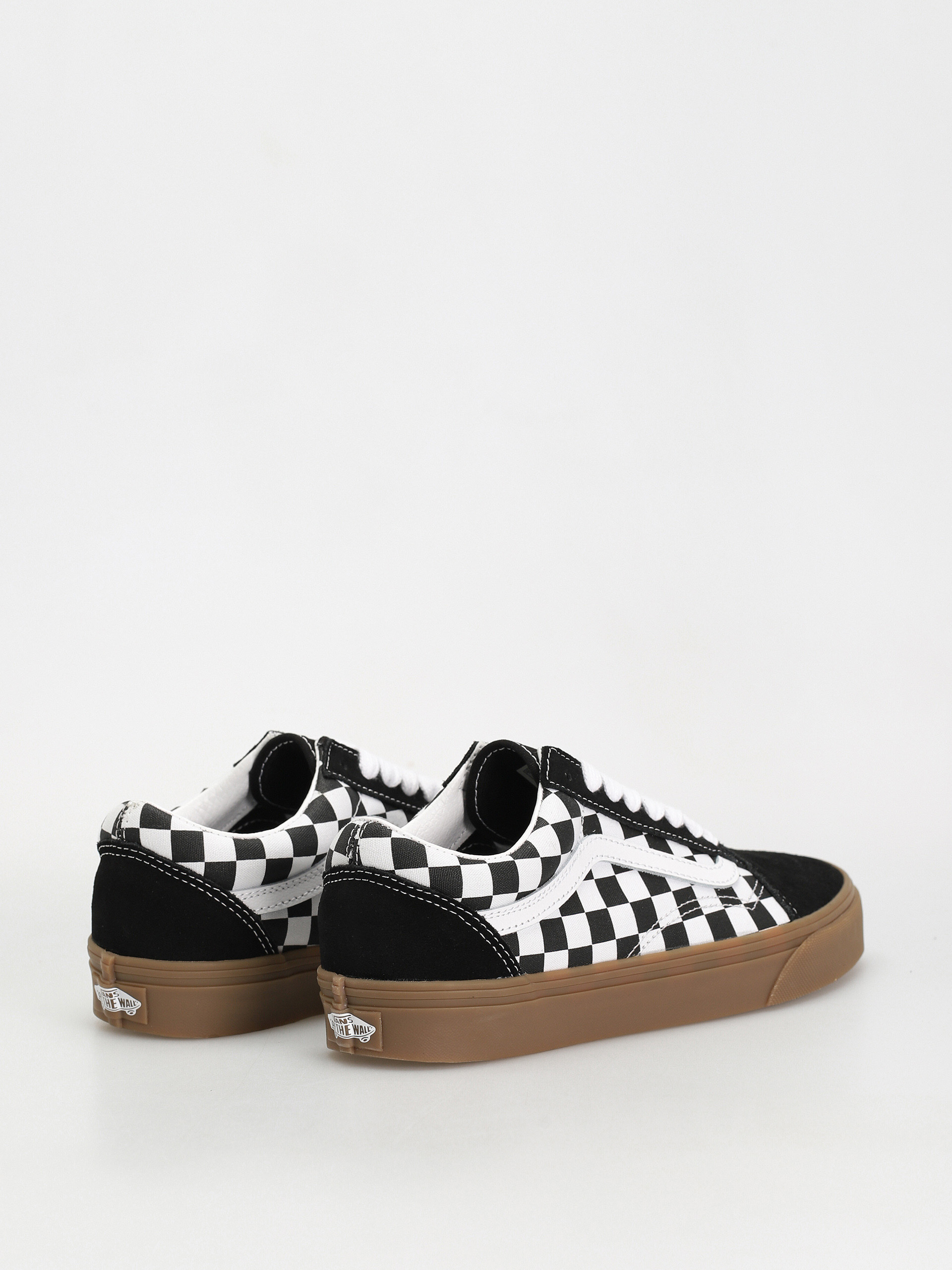 Vans Old Skool Shoes (fat lace checker black)