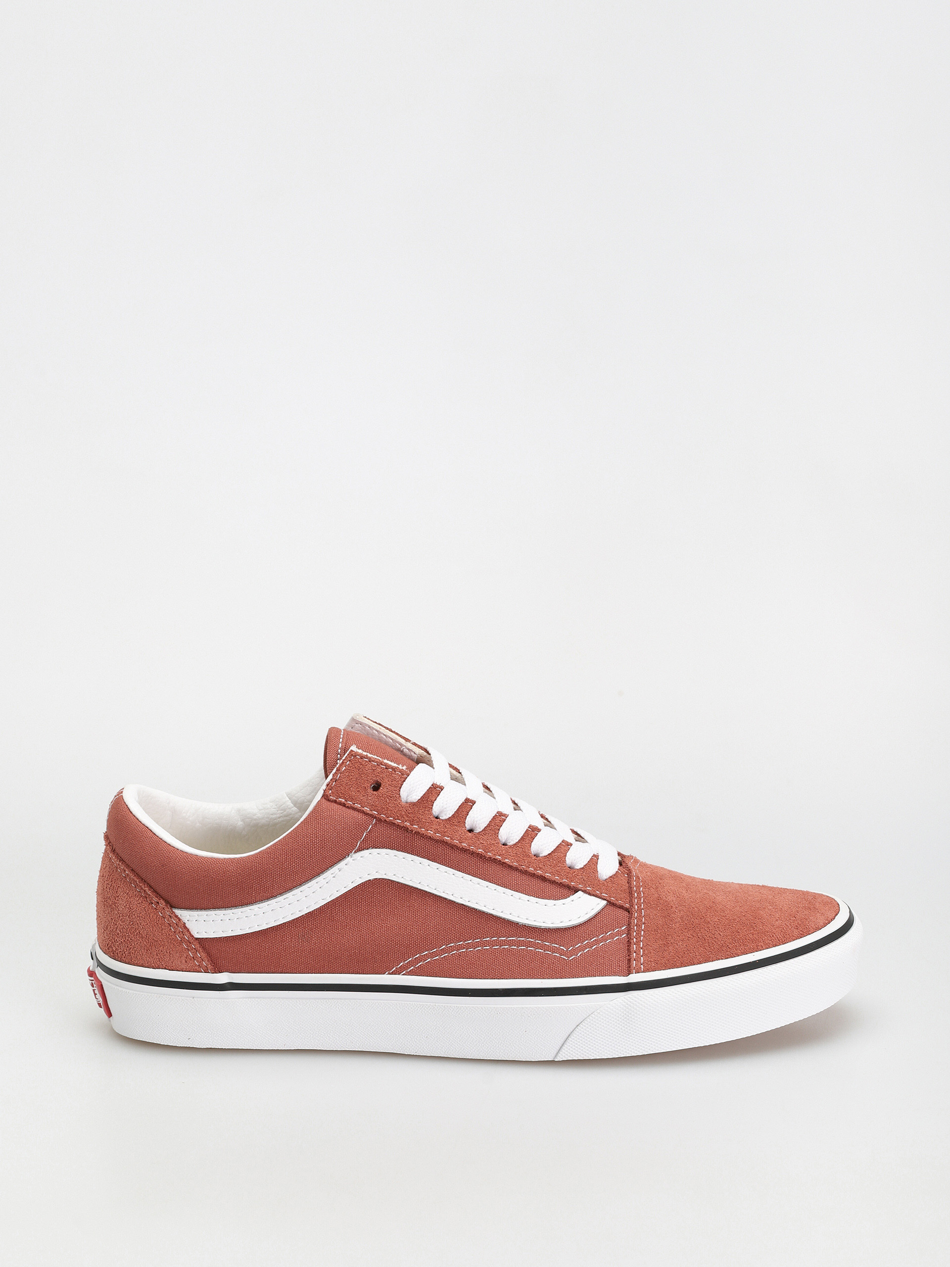 Vans Old Skool Shoes red (color theory auburn)