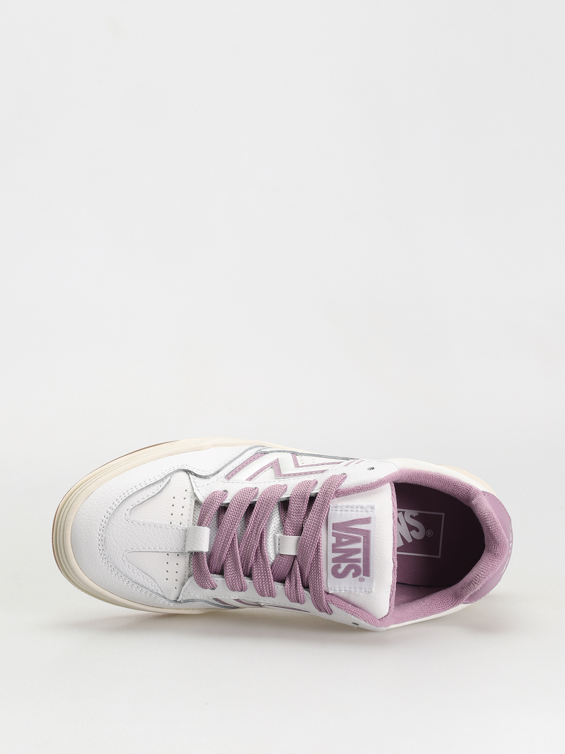 Vans Upland Shoes - white (vintage leather purple)