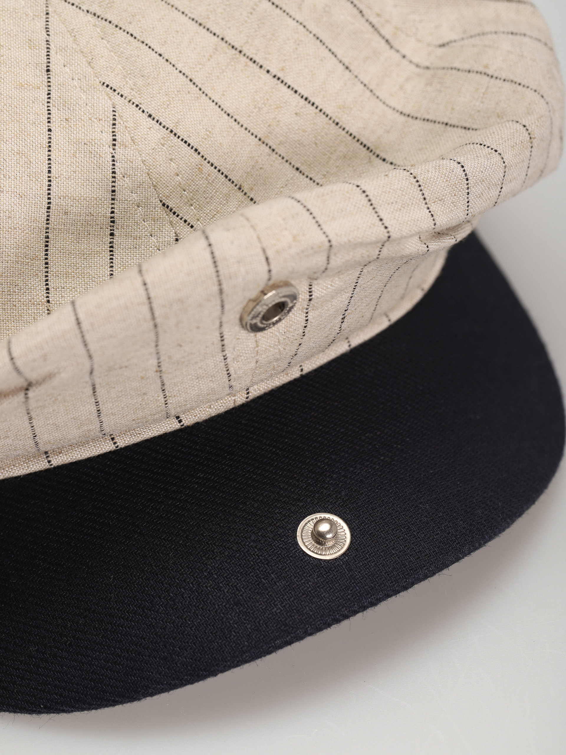 Brixton 20Th Anniversary Brood Snap Cap (cream/navy)