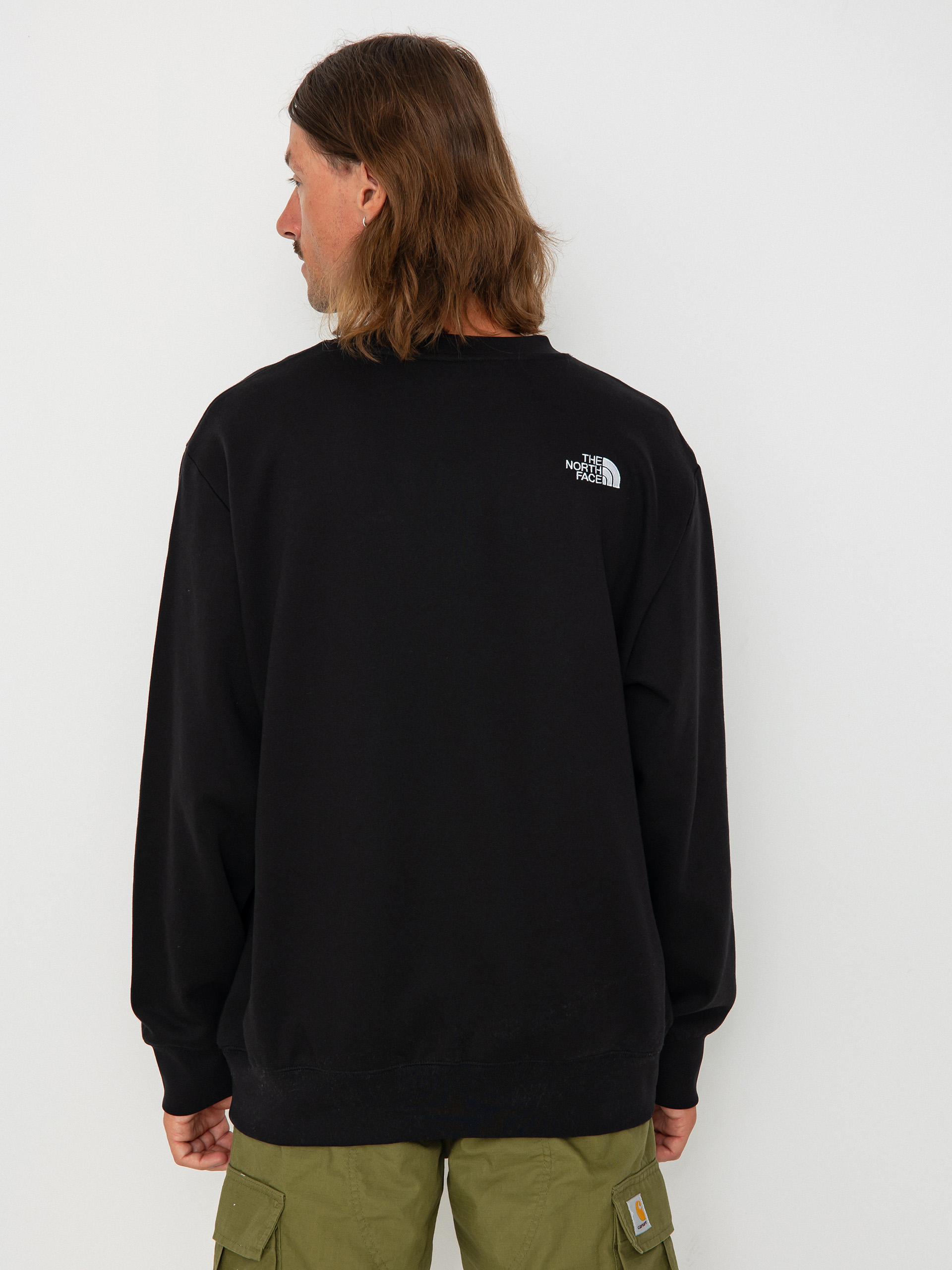 ★★THE NORTH FACE★★ White Label Essential Sweatshirt BLAC Men's Essential Sweatshirt | The North Face FI