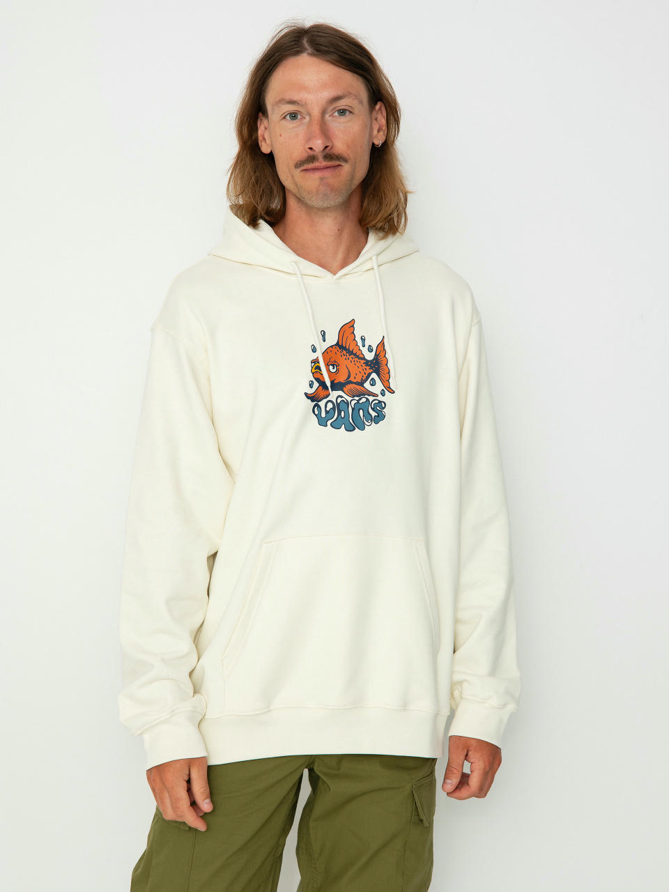 Vans Fish Loose HD Hoodie (marshmallow)