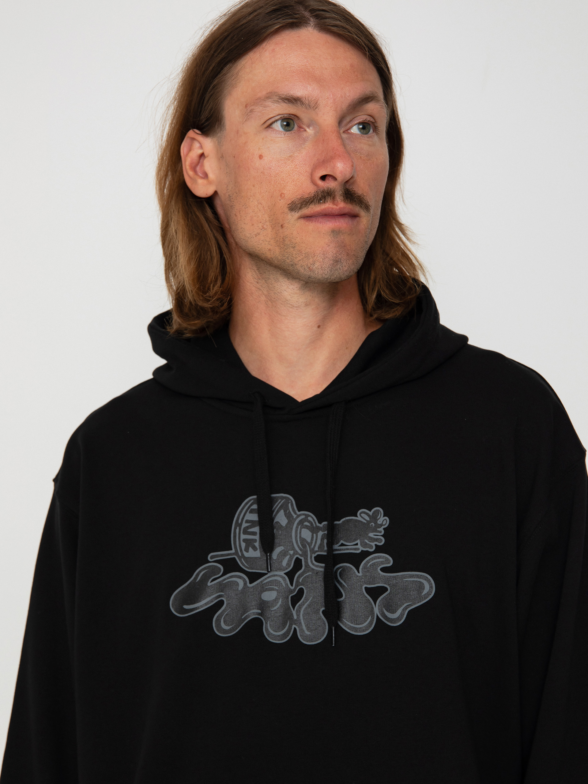 Vans Ink A Mouse Loose HD Hoodie black