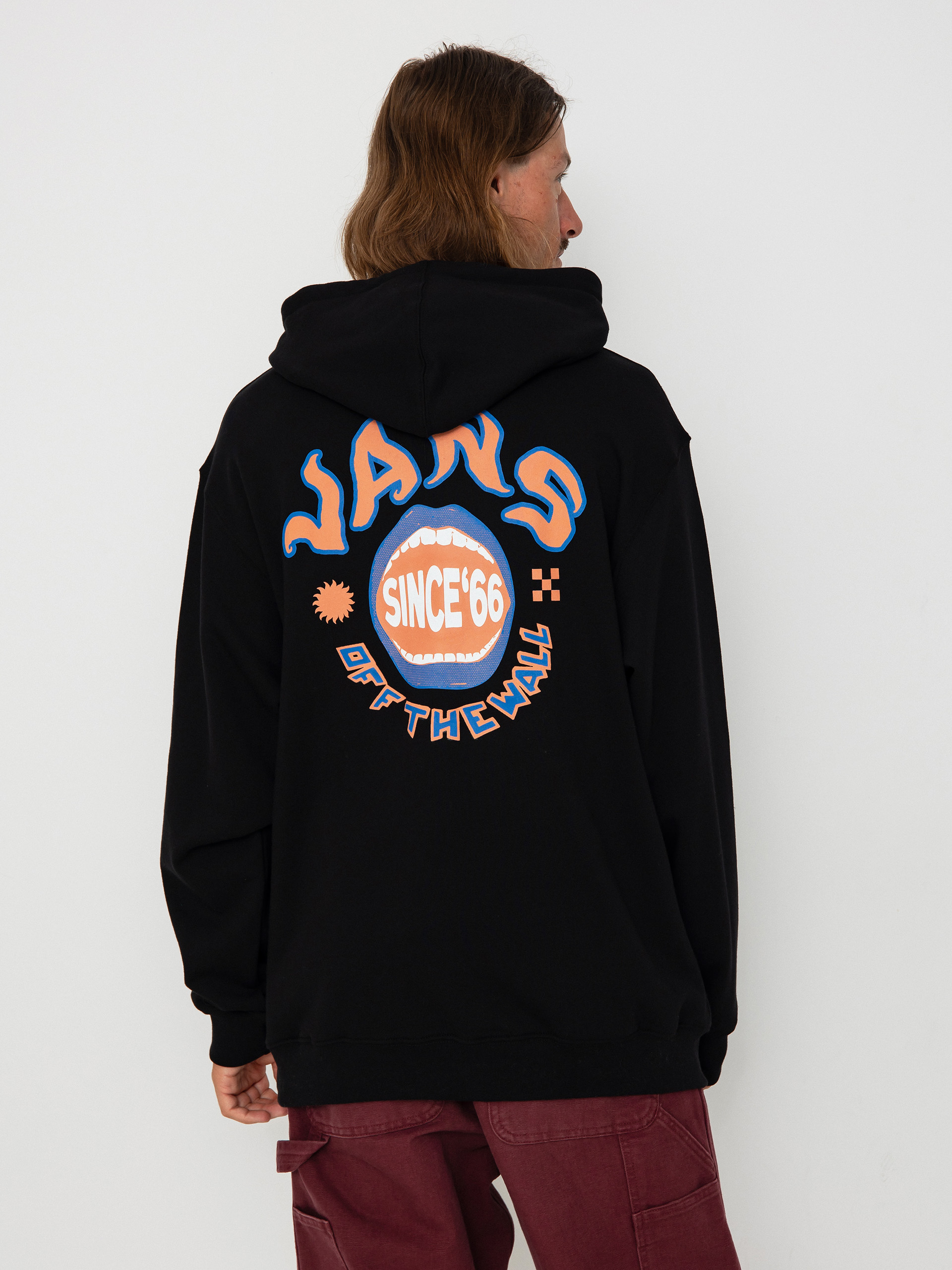 Vans OG Open Mouth Loose HD Hoodie (black)