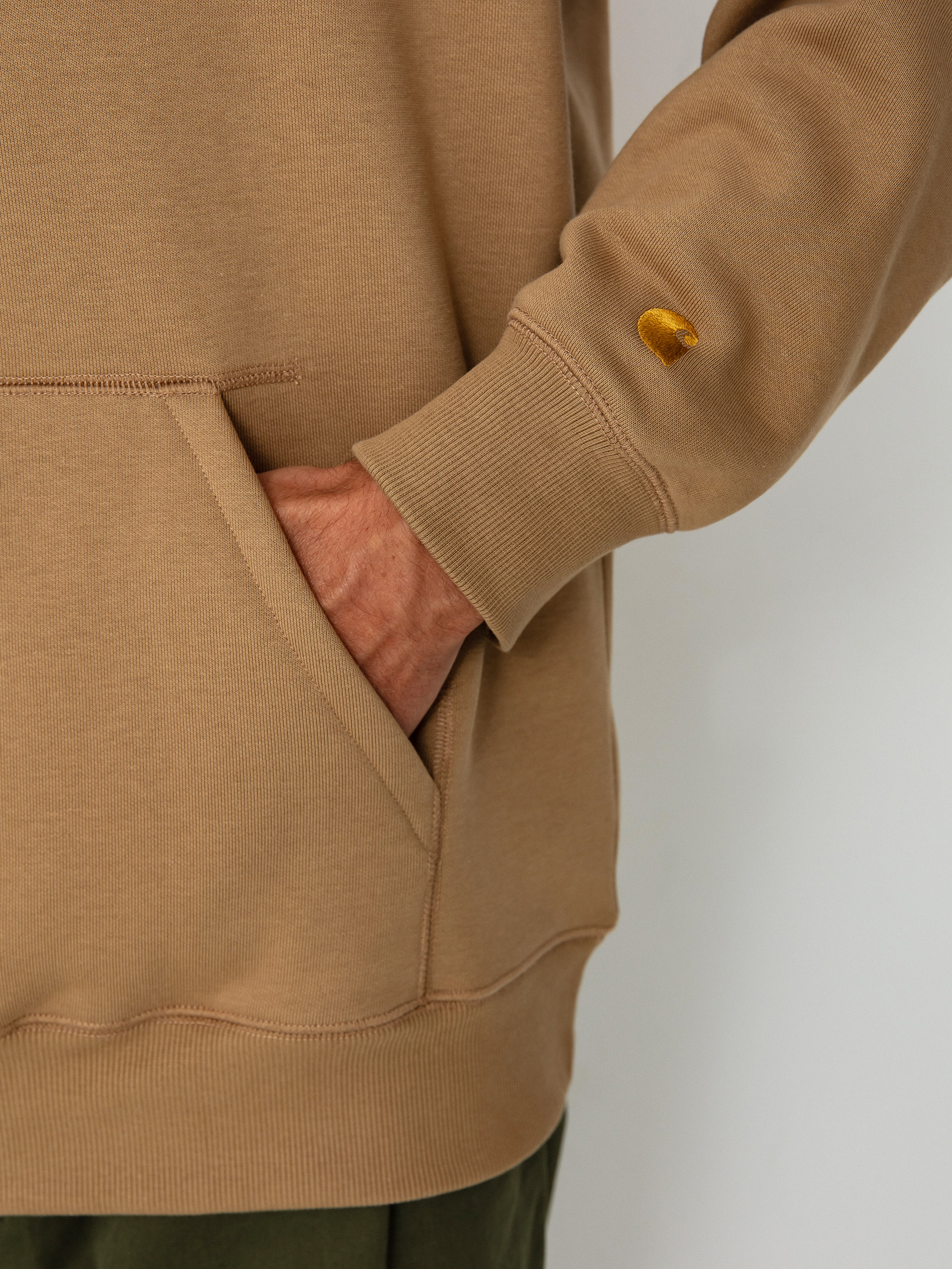 Carhartt WIP Chase HD Hoodie (peanut/gold)