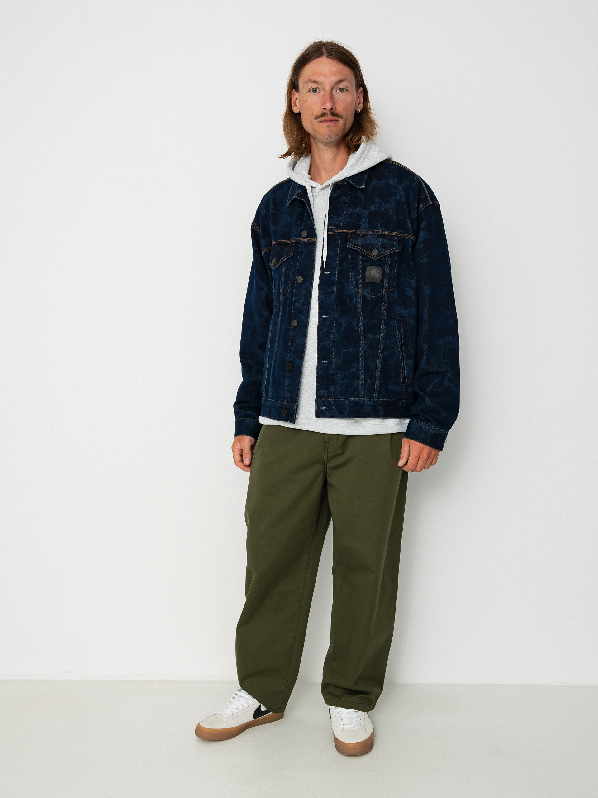 Carhartt WIP Duck Helston Jacket - blue (camo duck/blue)