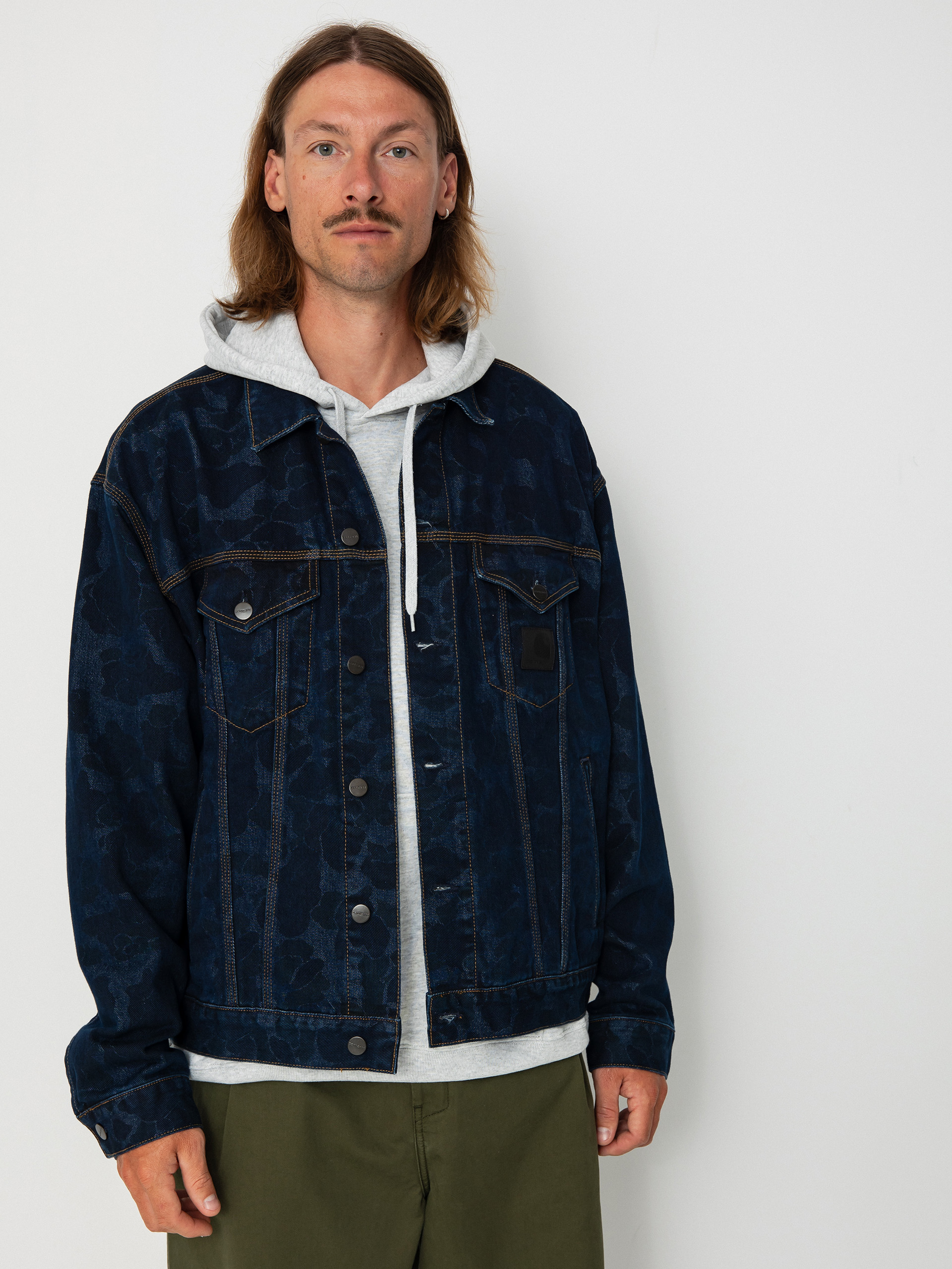 Carhartt WIP Duck Helston Jacket (camo duck/blue)