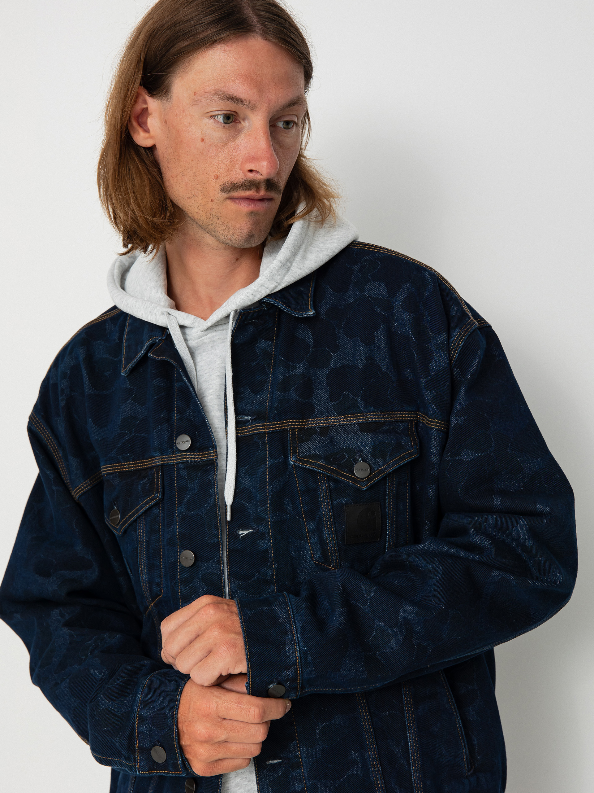 Carhartt WIP Duck Helston Jacket (camo duck/blue)