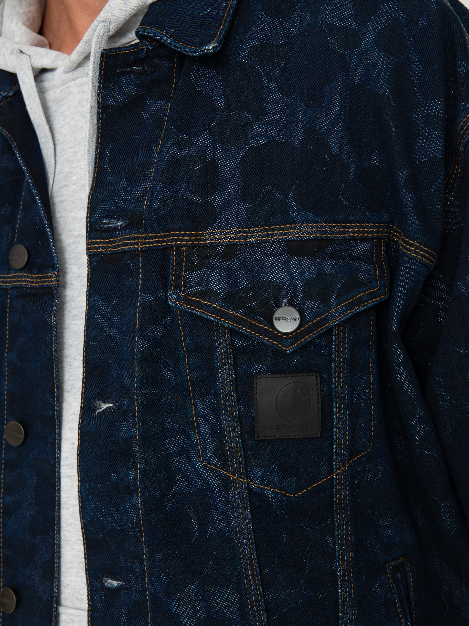 Carhartt WIP Duck Helston Jacket (camo duck/blue)