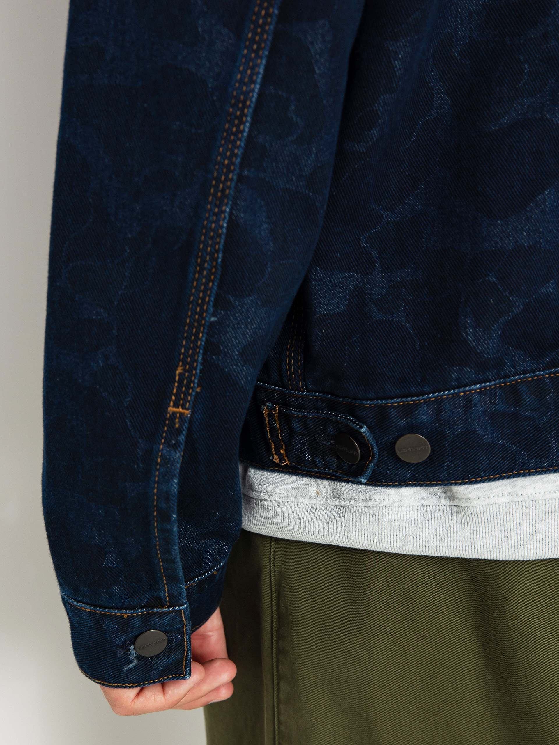 Carhartt WIP Duck Helston Jacke (camo duck/blue)