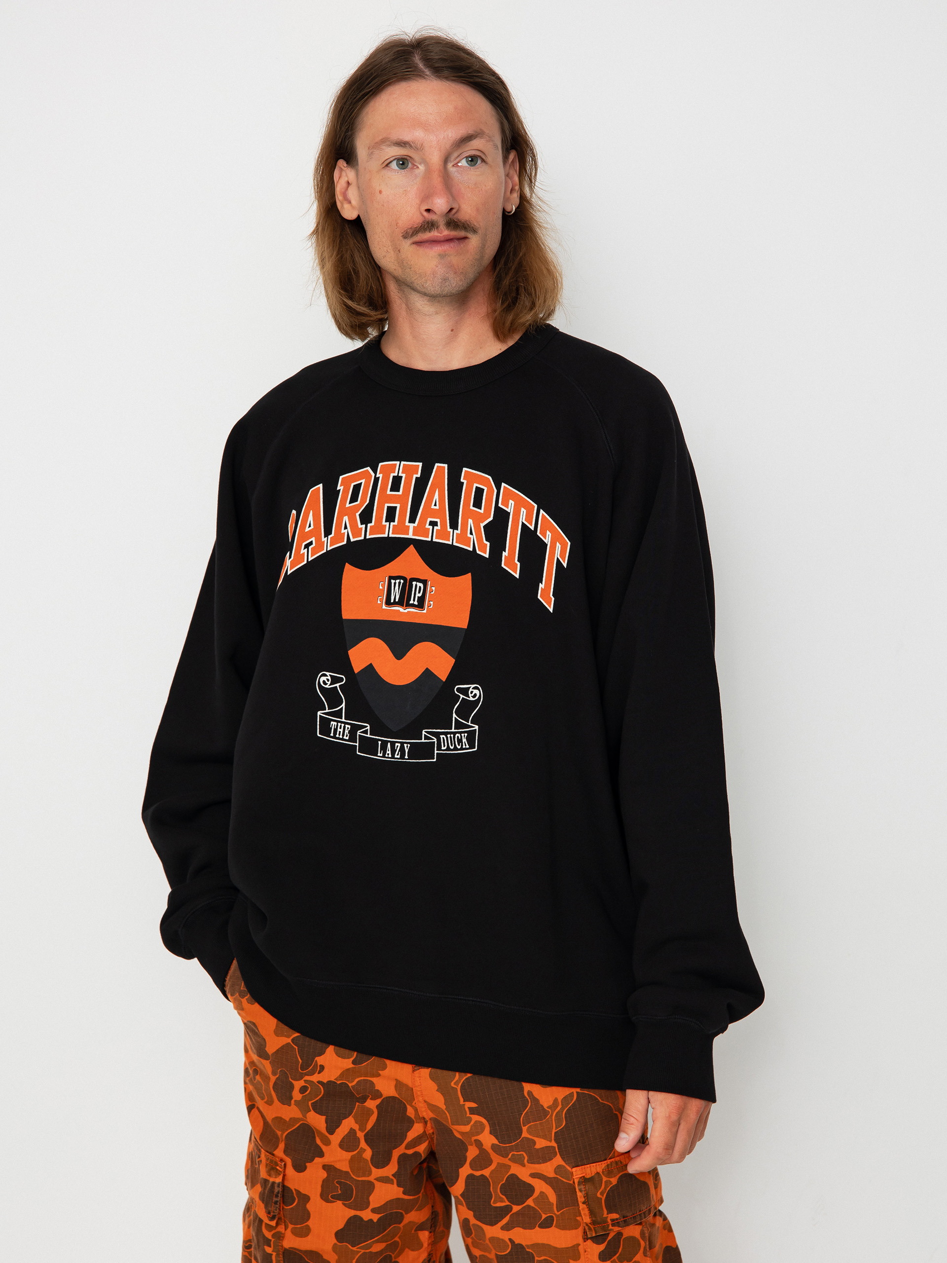 Carhartt WIP Lazy Duck Academy Sweatshirt black black