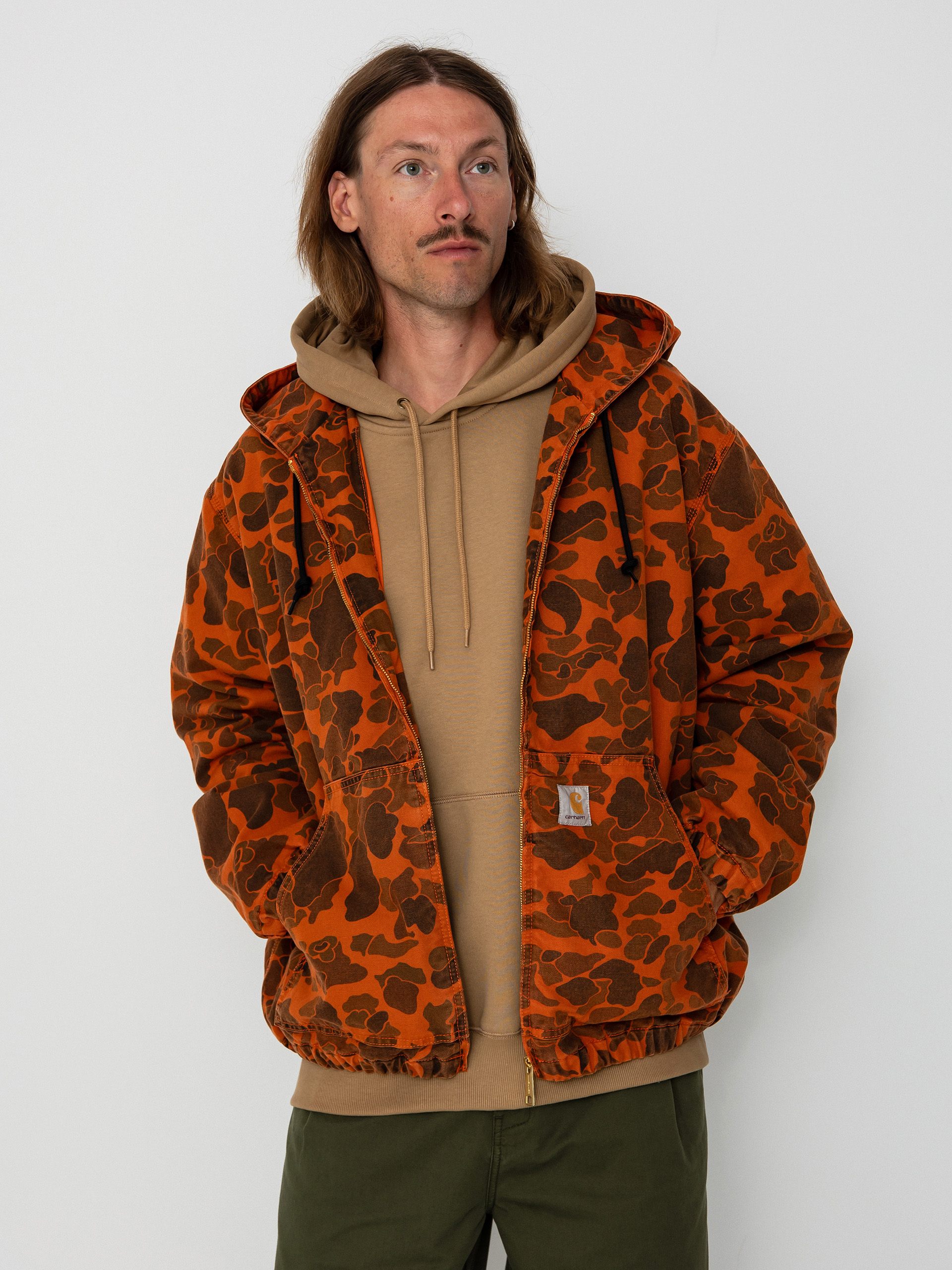 Carhartt WIP Duck Active Jacke (camo duck/green/turmeric)