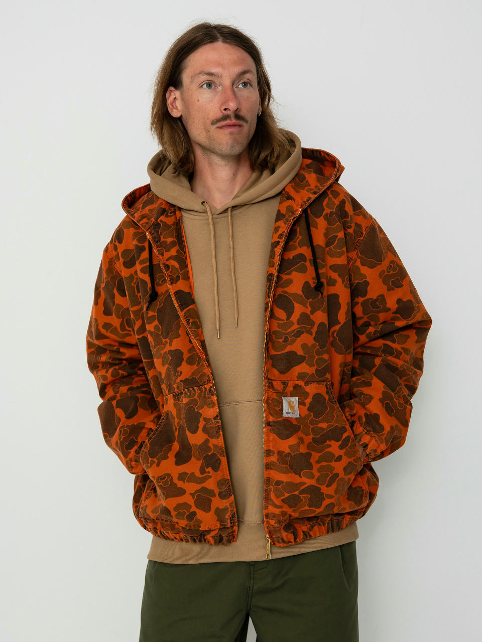 Carhartt WIP Duck Active Jacket (camo duck/green/turmeric)