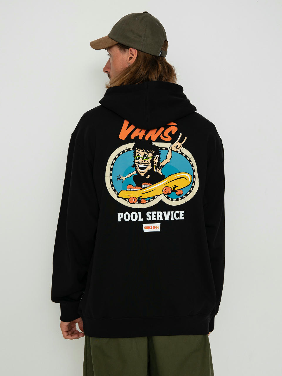 Vans Pool Service Loose HD Hoodie (black)