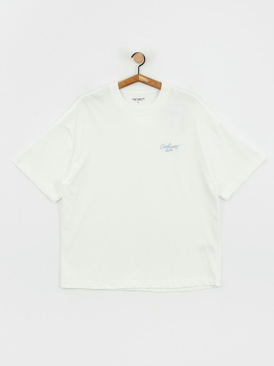 Carhartt WIP Signature Script T-Shirt (white/dusty ice)