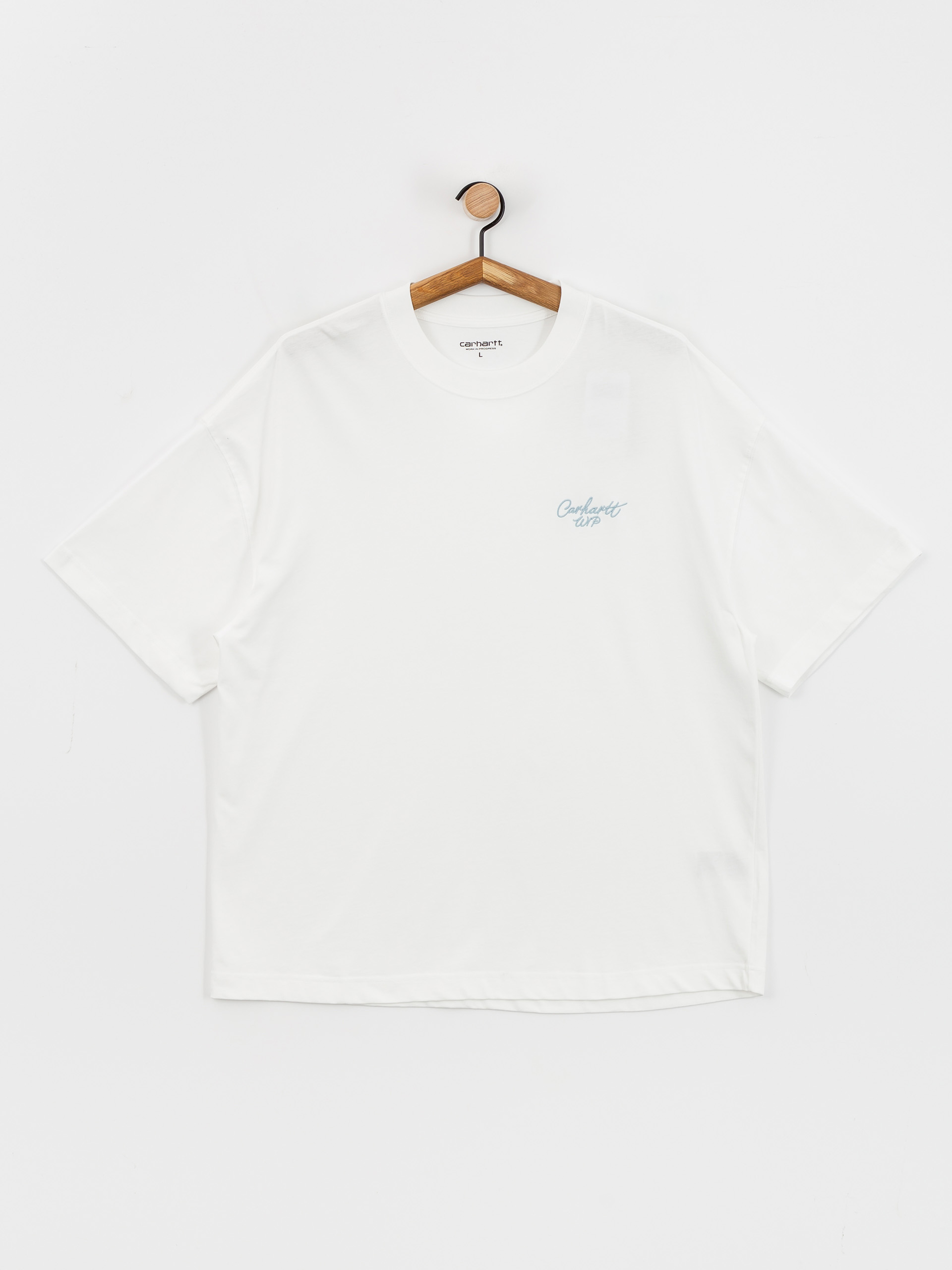 Carhartt WIP Signature Script T-Shirt (white/dusty ice)