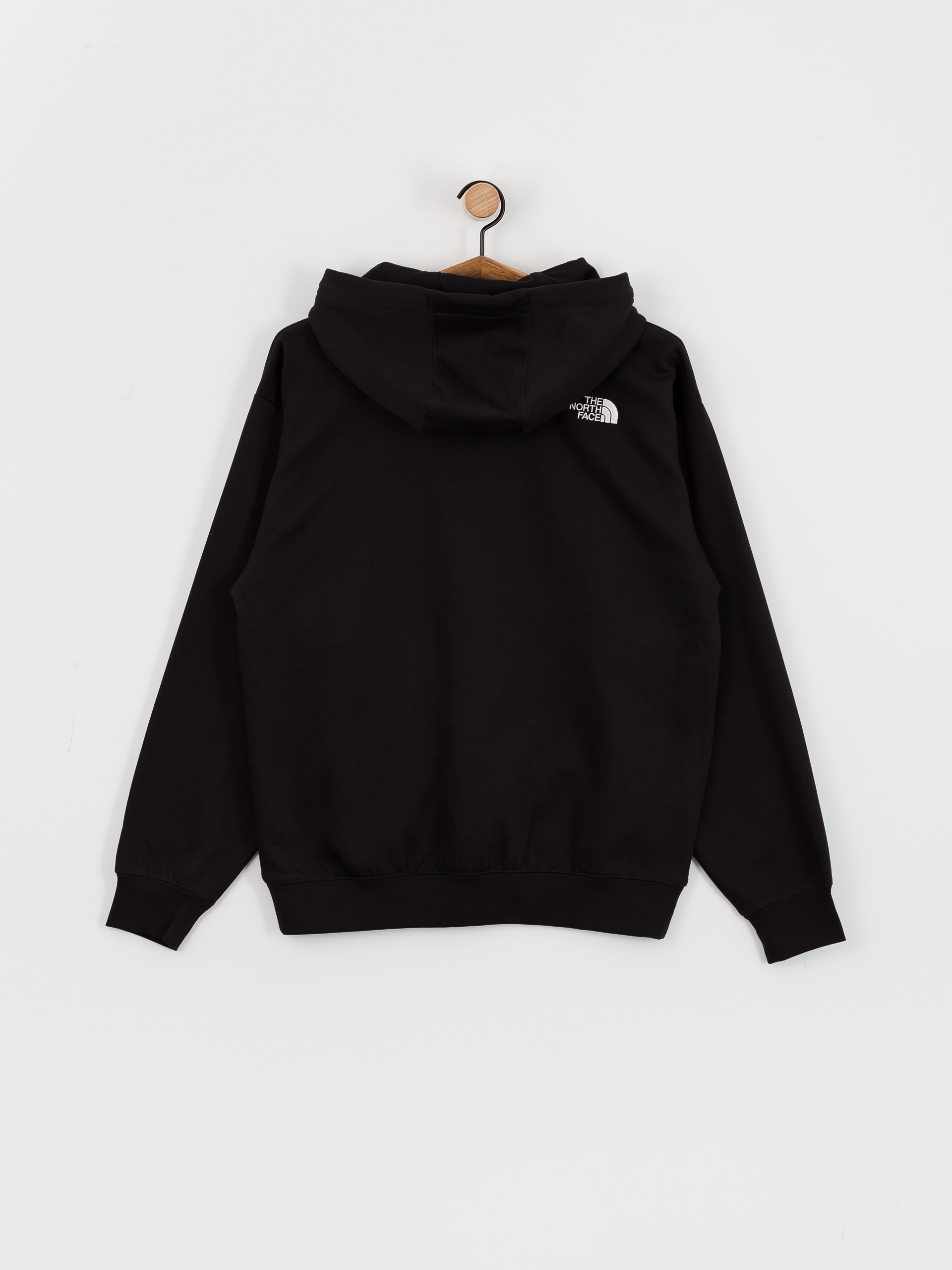 North face hoodie small logo sale