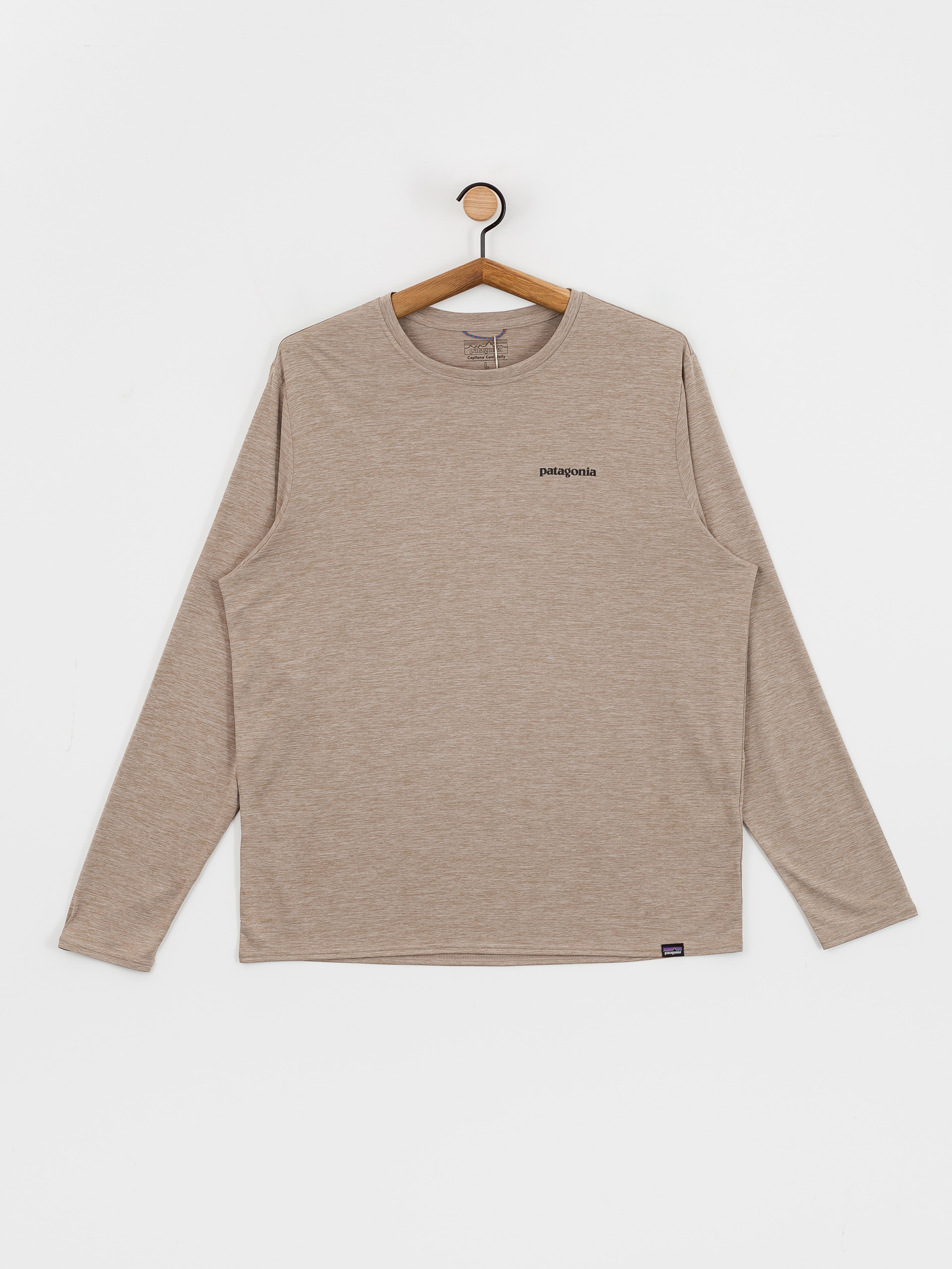 Patagonia Cap Cool Daily Graphic Waters Longsleeve (fitz roy trout seabird grey x dye)