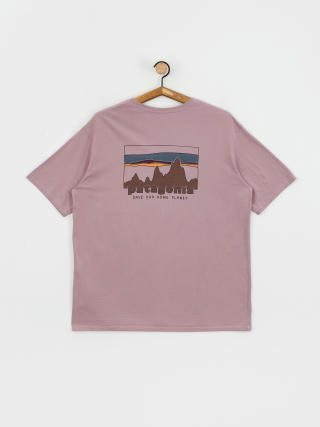 Patagonia 73 Skyline Organic T-Shirt (stormy mauve)