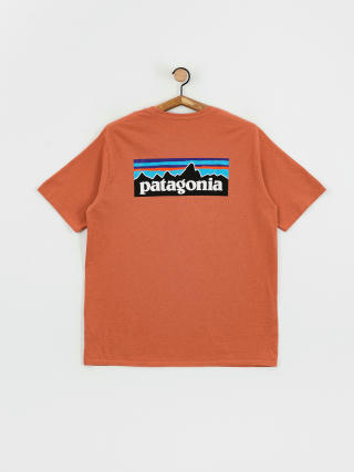 Patagonia P 6 Logo Responsibili T-Shirt (redtail rust)