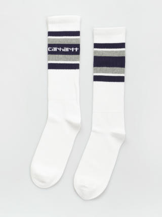 Carhartt WIP Connors Socken (white/aura/grey heather)