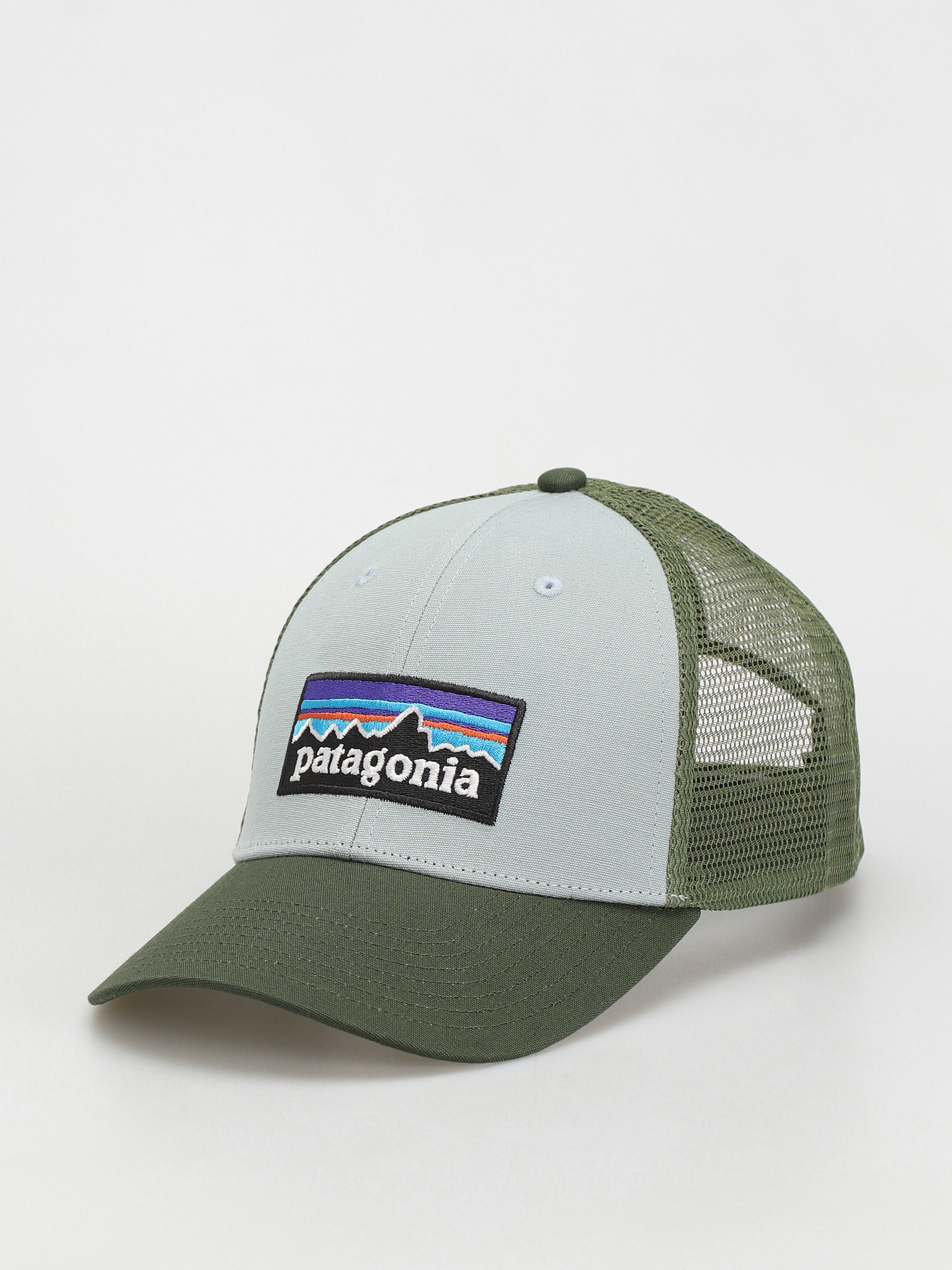 Patagonia P Logo LoPro Trucker Cap green (thermal blue)
