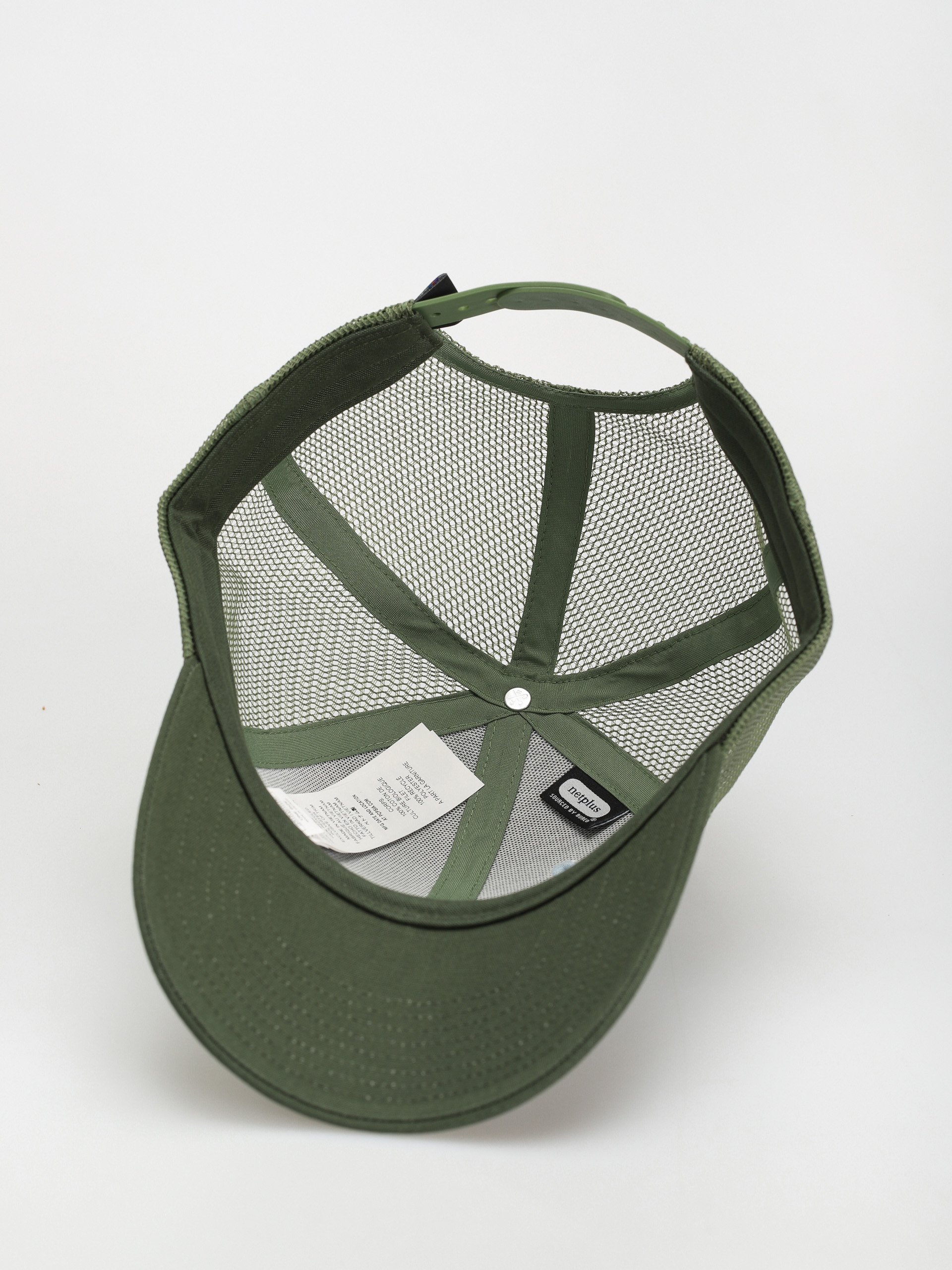 Patagonia P 6 Logo LoPro Trucker Cap - green (thermal blue)