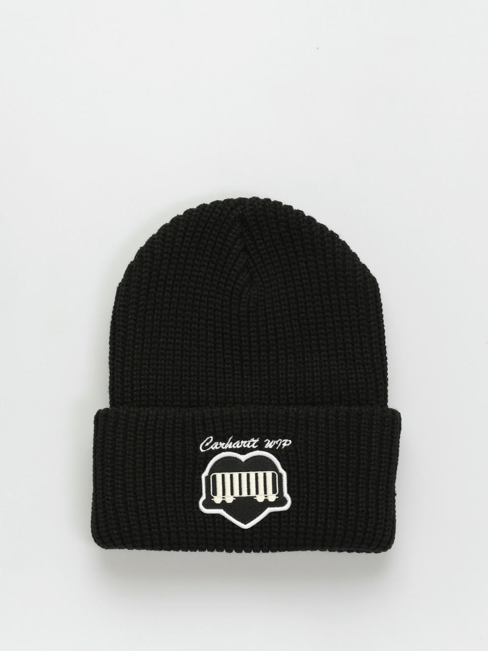 Carhartt WIP OG Heart Train Beanie (black)