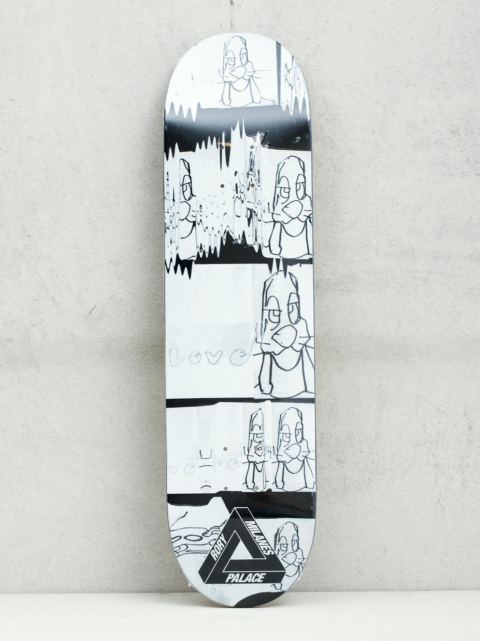 Palace Skateboards Rory Deck (white/black)