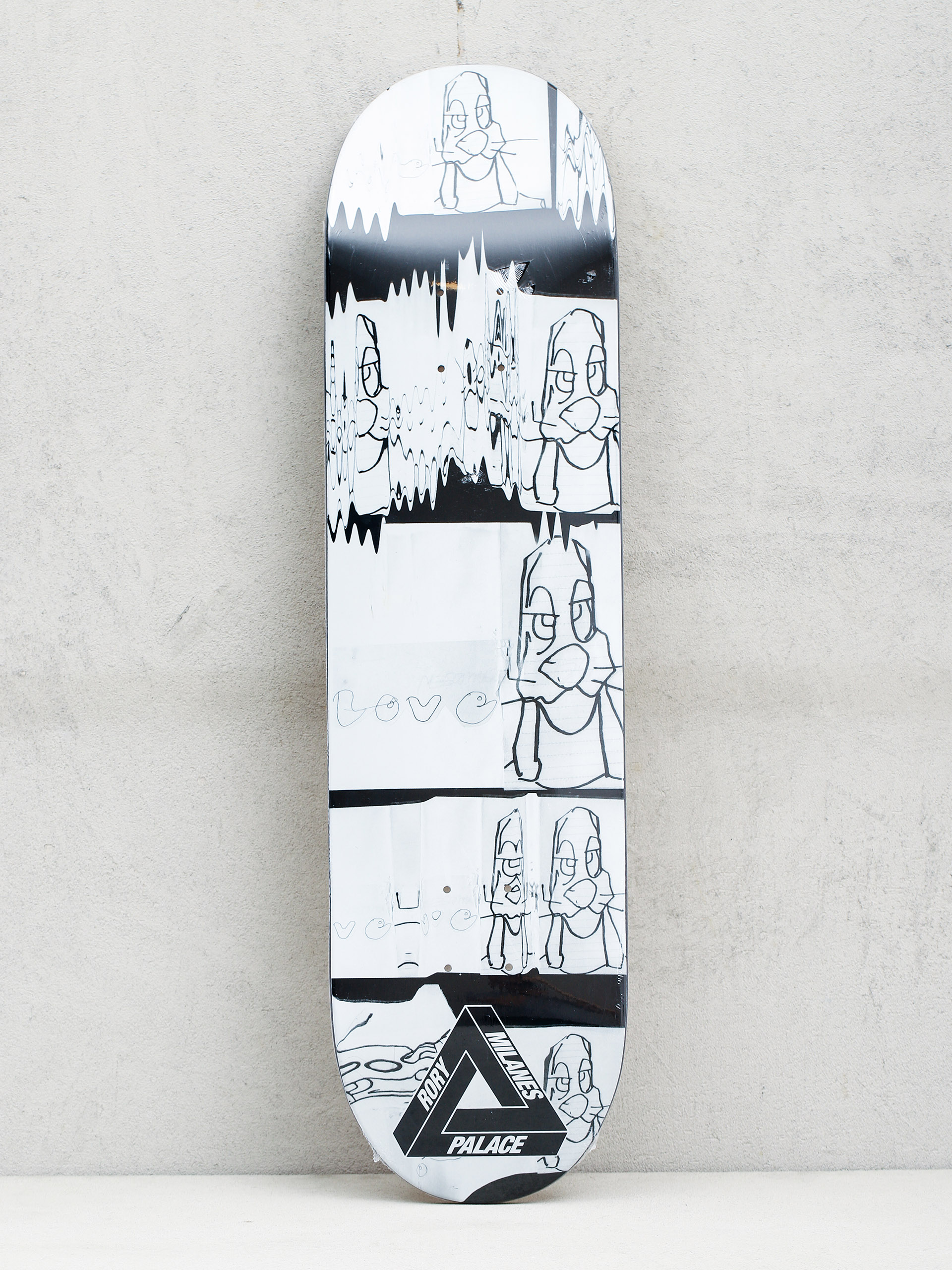 Palace Skateboards Rory Deck (white/black)