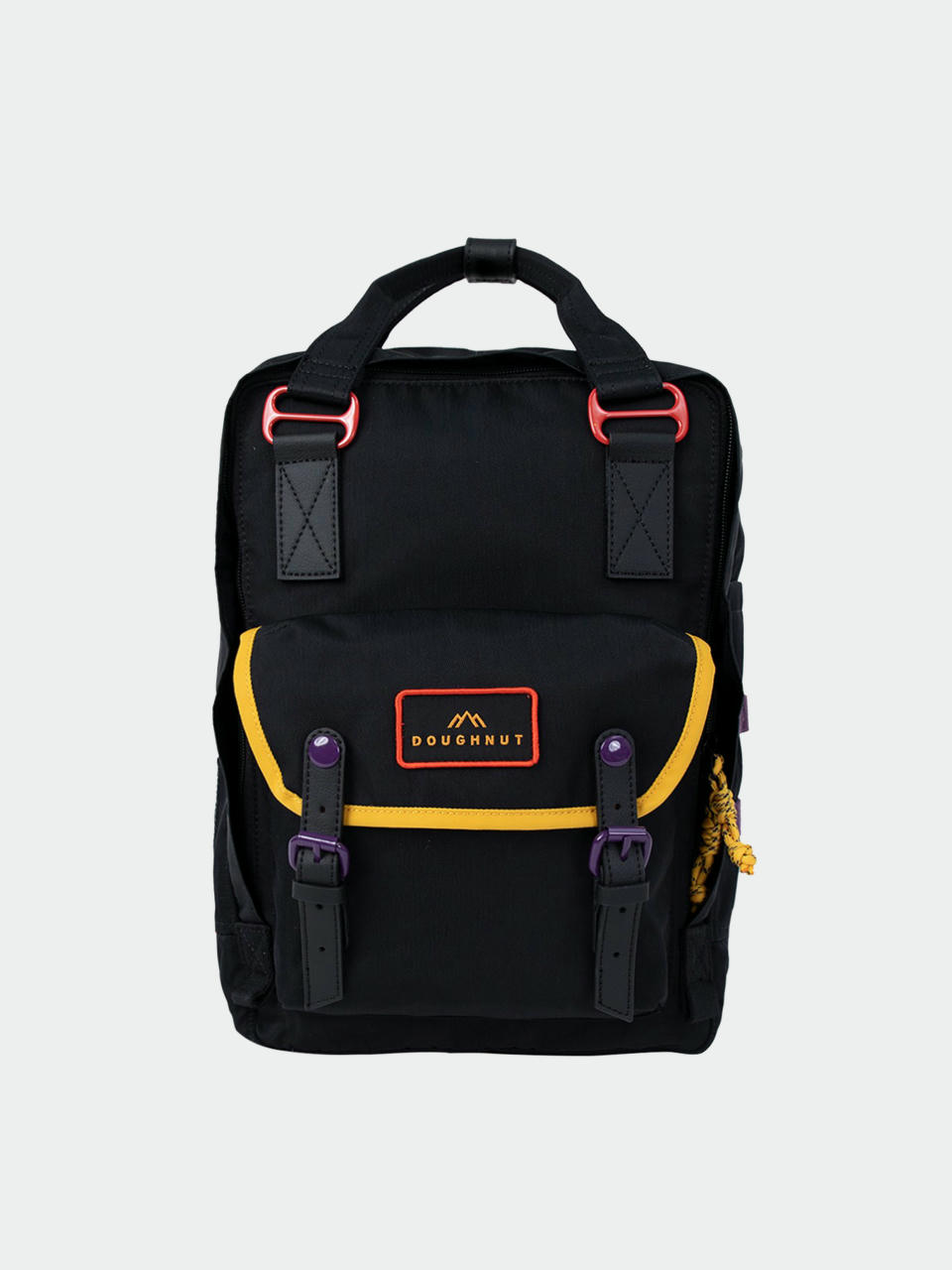 Doughnut Macaroon Happy Camper Series Backpack (black)