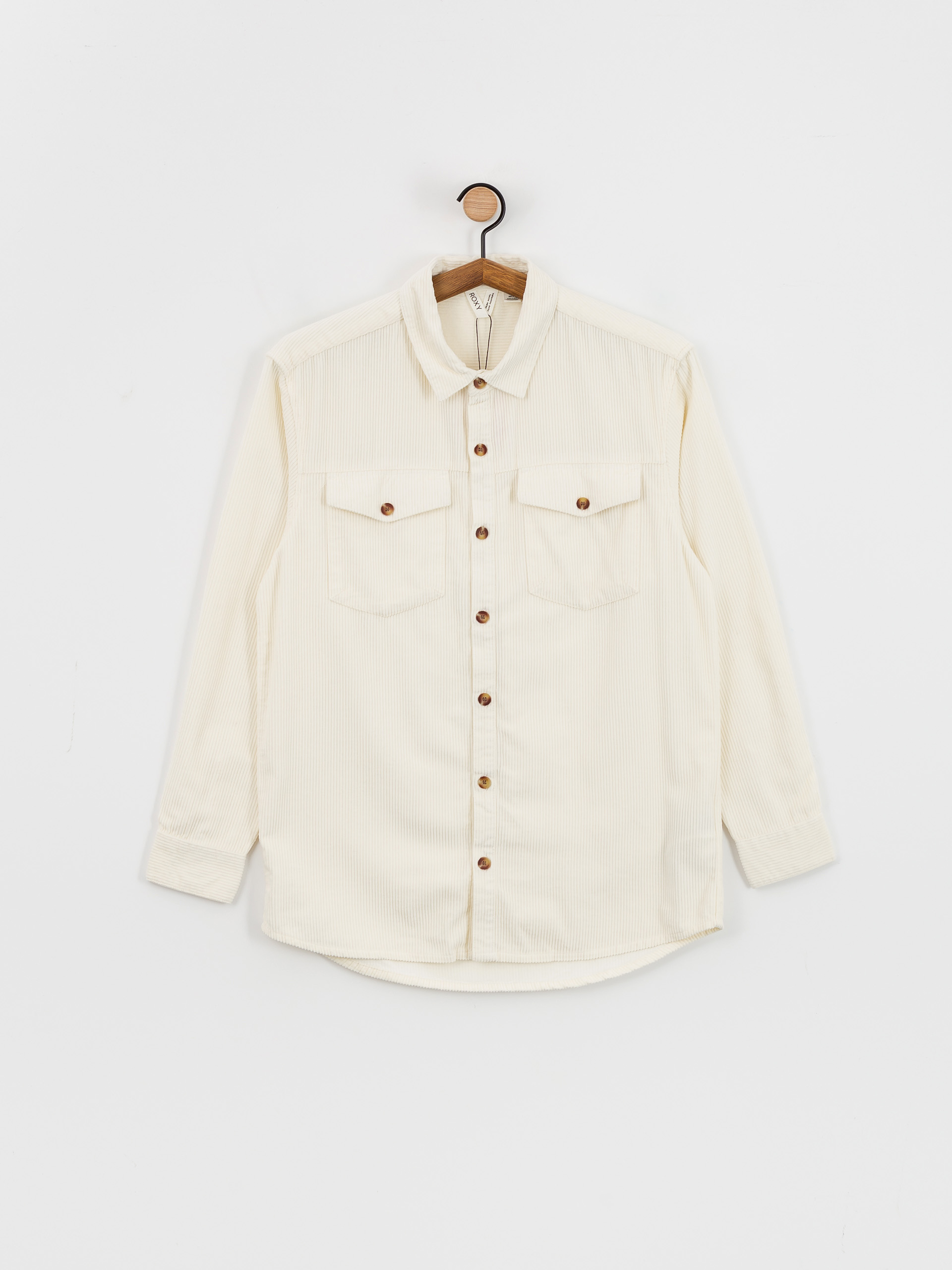 Roxy Let It Go Cord Wmn Shirt (egret)