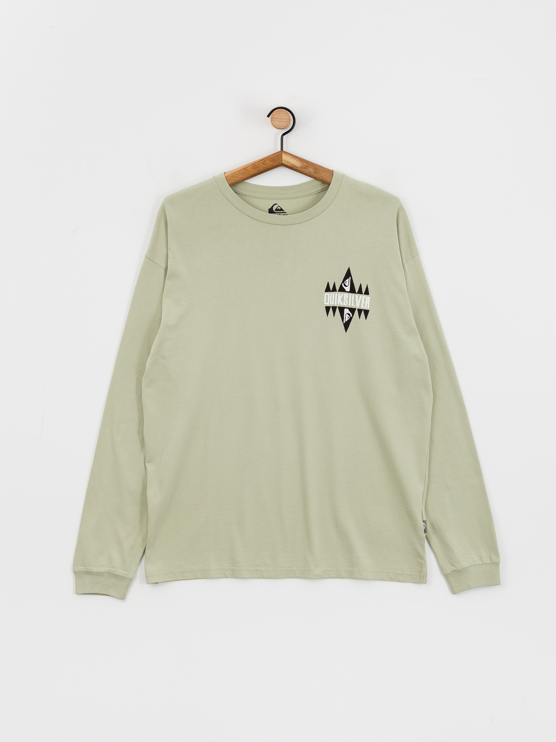 Quiksilver Take Us Back Ls Screen T-Shirt (desert sage)