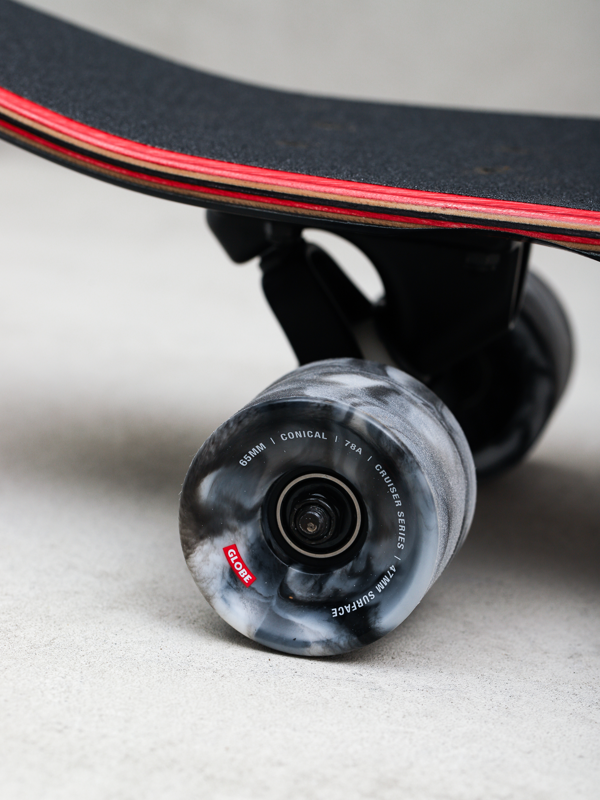 Globe The All Time Longboard - red (red flames)