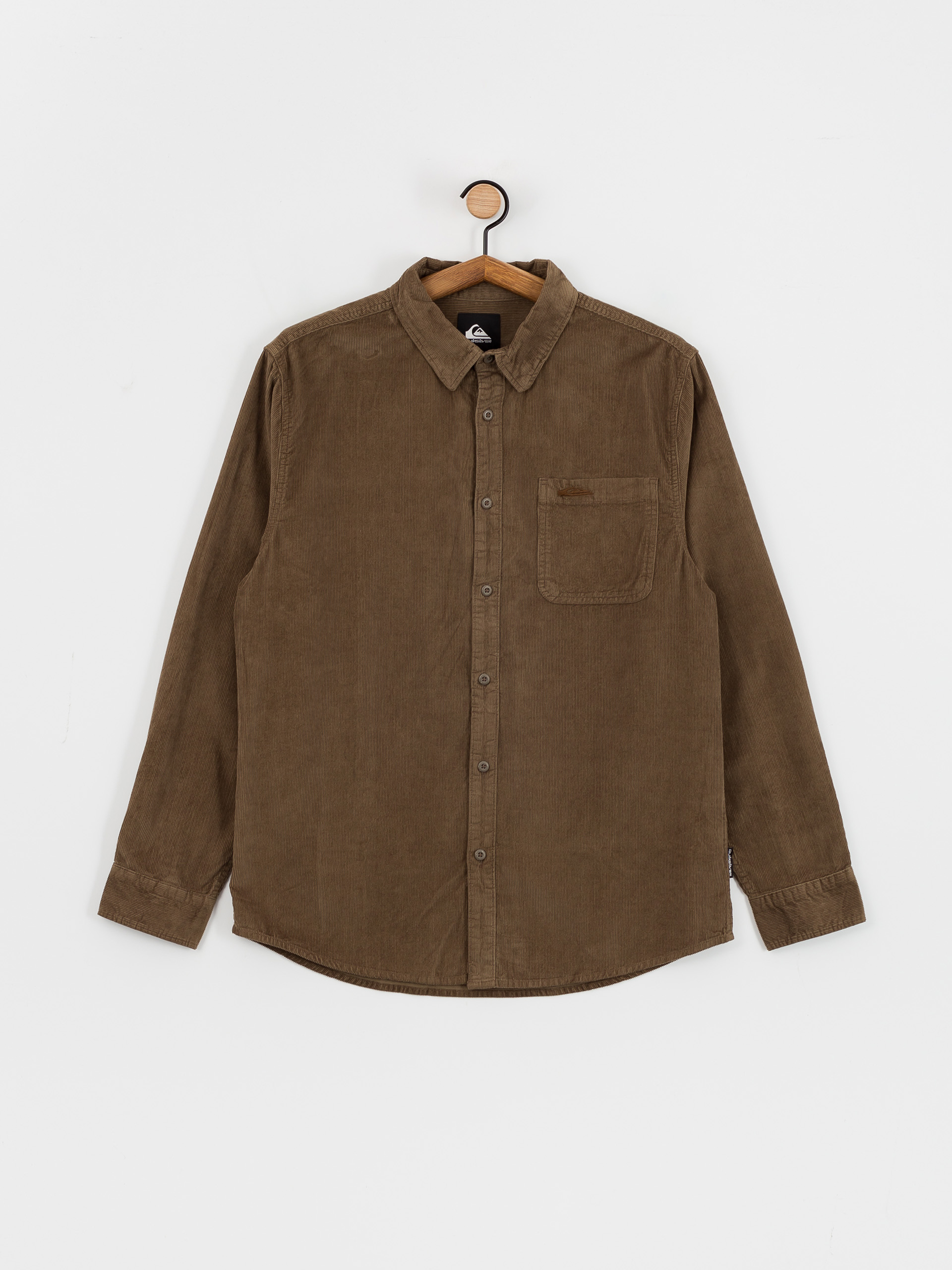 Quiksilver Shirt Smoke Trail Cord (canteen smoke trail cord ls)