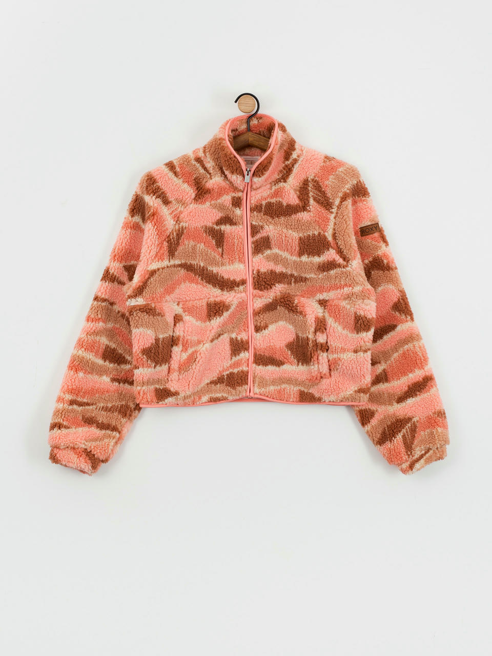 Womens Roxy Fleece  Blurry Cloud (candlelight peach dune)