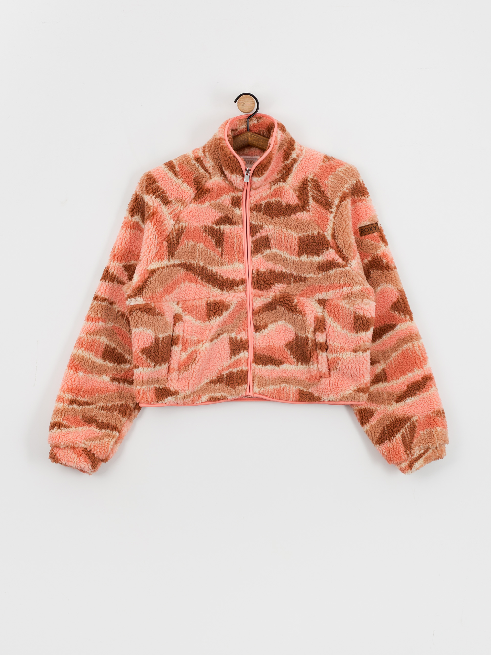Womens Roxy Fleece  Blurry Cloud (candlelight peach dune)